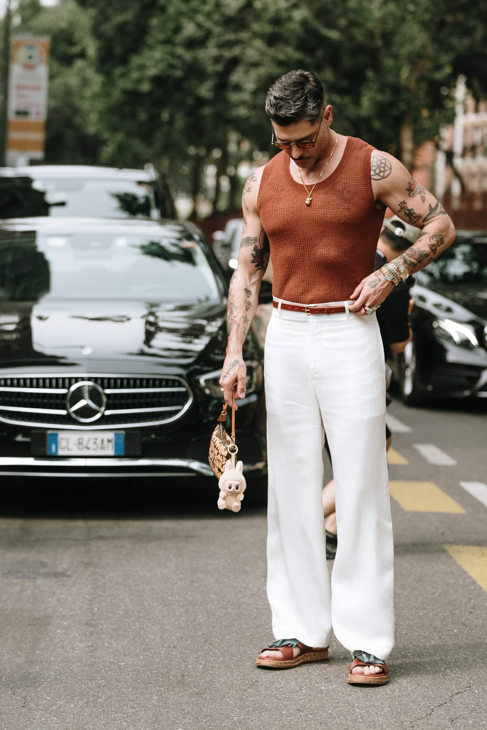 Milano Milan Men's Street Style Spring 2026 Shows