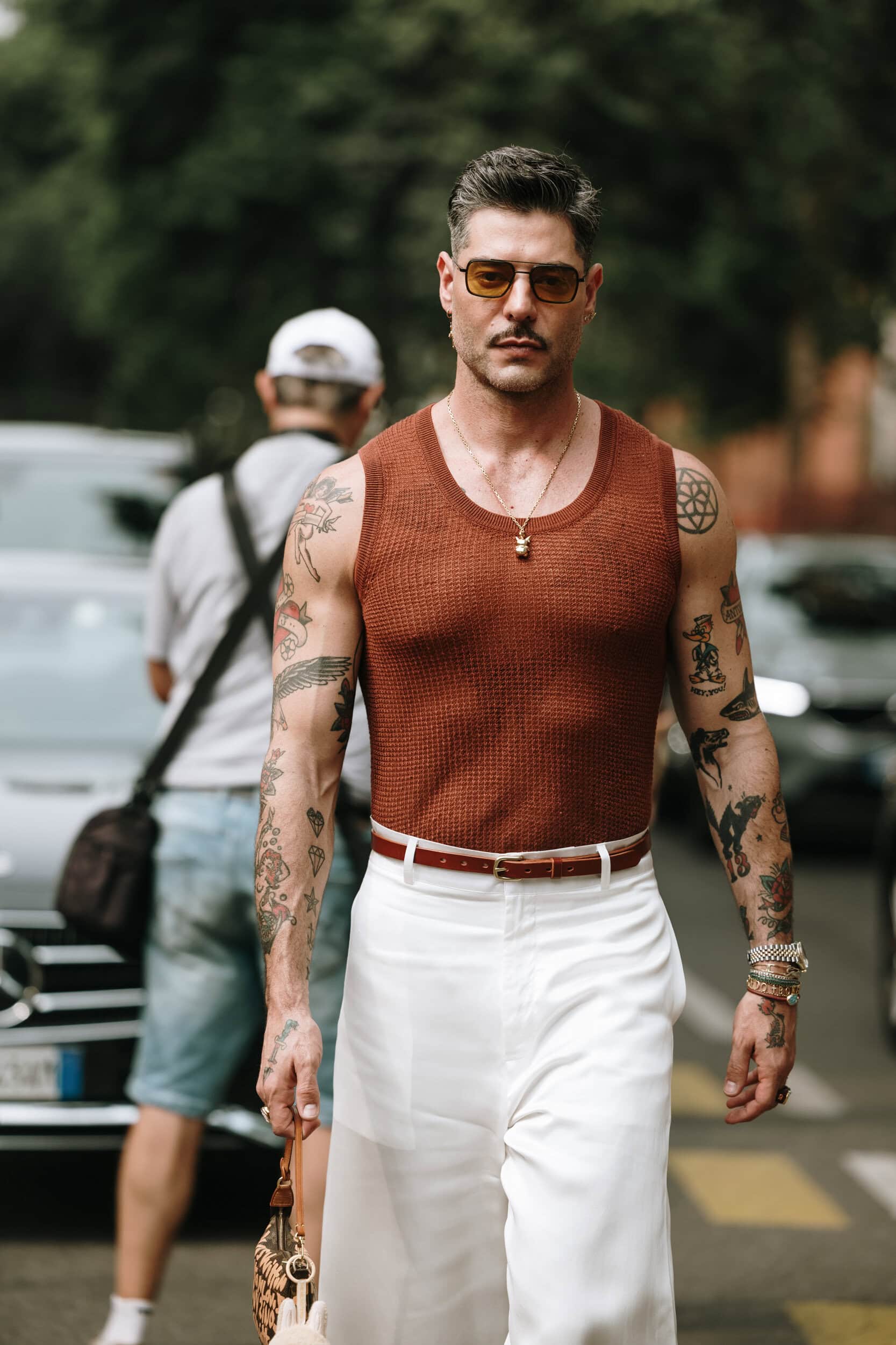 Milano Milan Men's Street Style Spring 2026 Shows