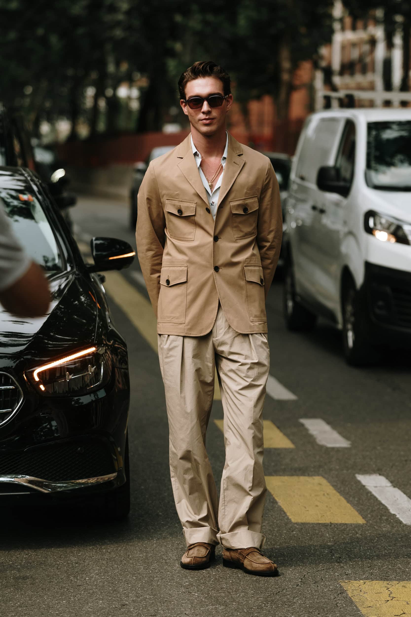 Milano Milan Men's Street Style Spring 2026 Shows