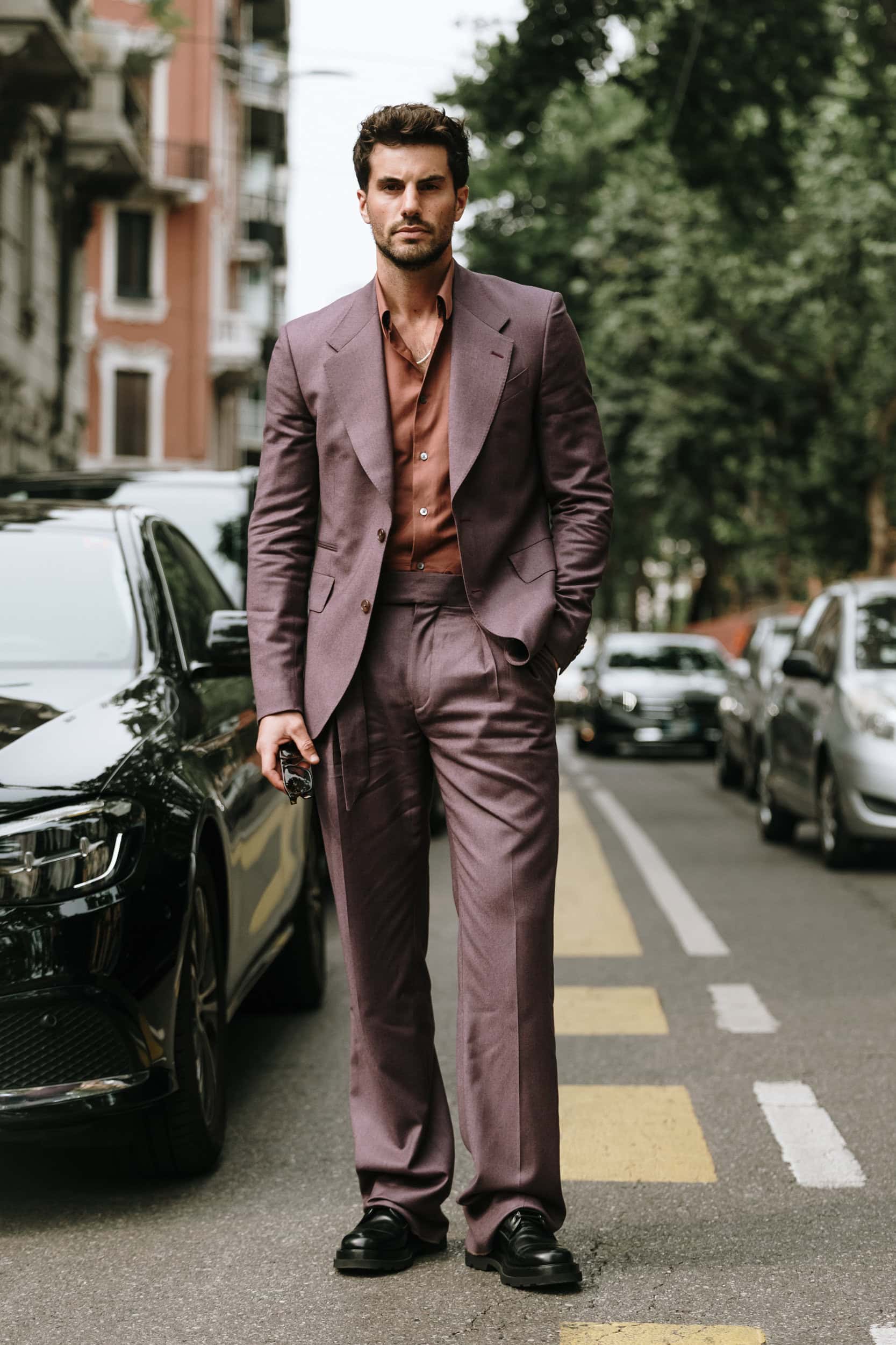 Milano Milan Men's Street Style Spring 2026 Shows