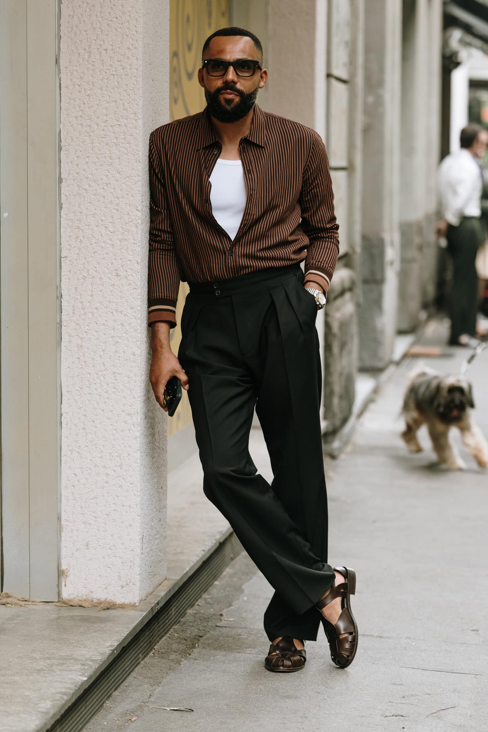 Milano Milan Men's Street Style Spring 2026 Shows