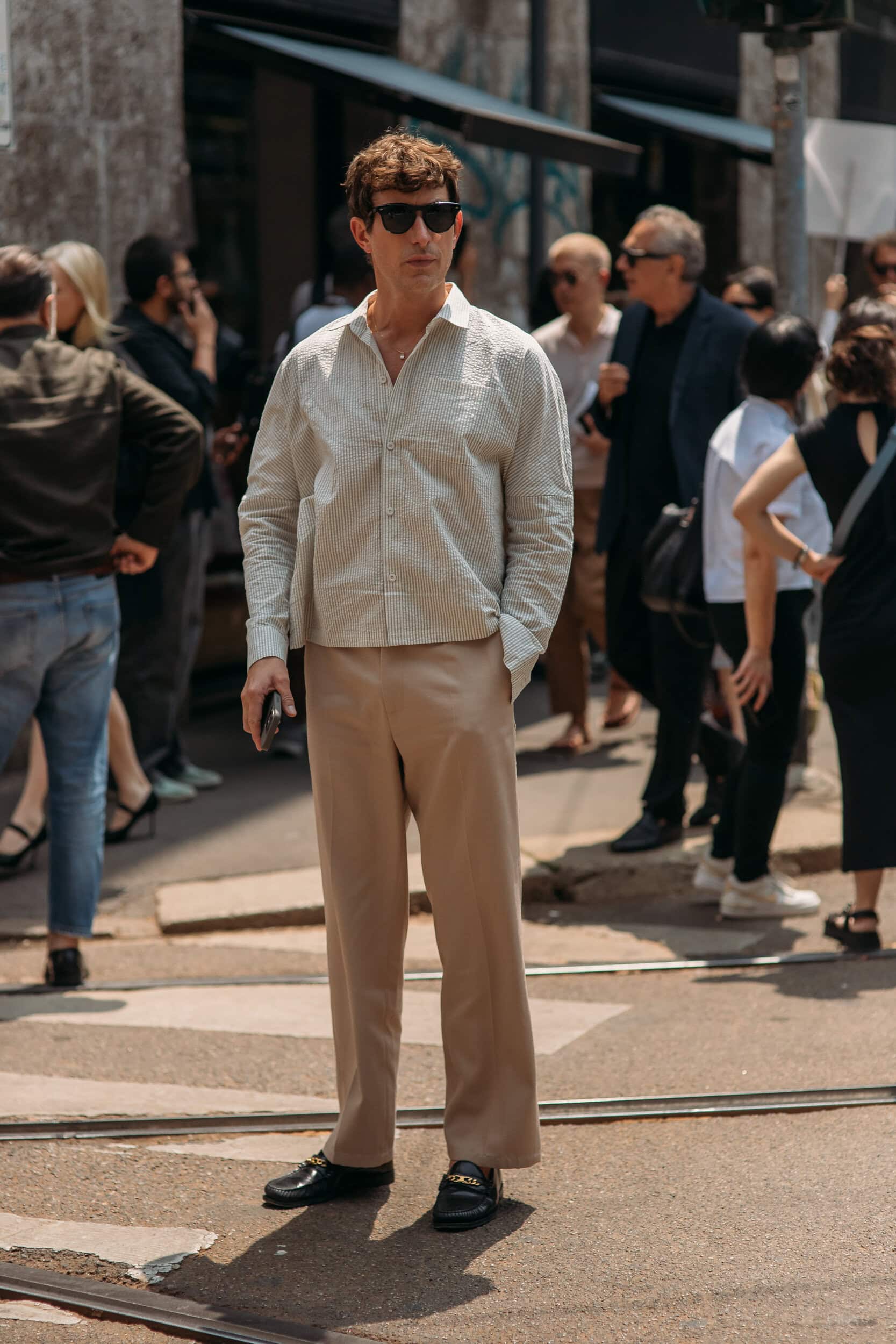 Milano Milan Men's Street Style Spring 2026 Shows