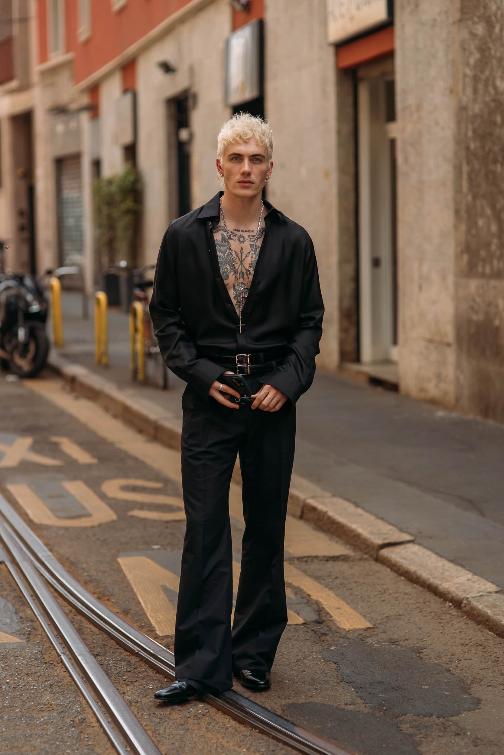 Milano Milan Men's Street Style Spring 2026 Shows