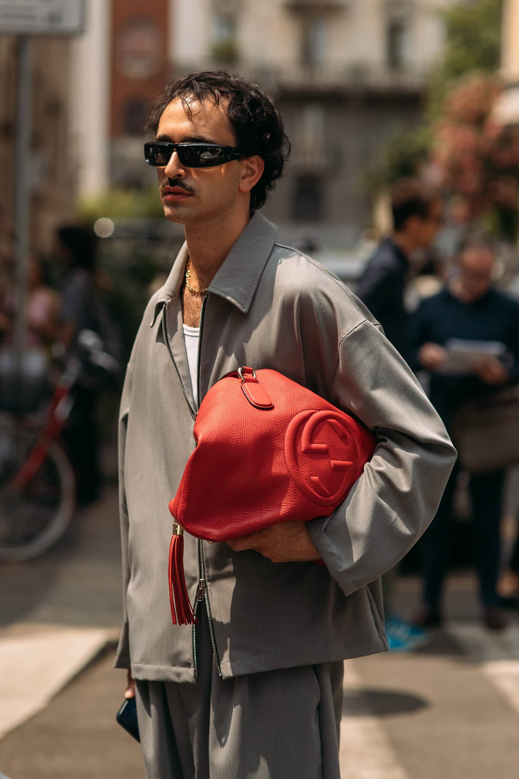 Milano Milan Men's Street Style Spring 2026 Shows