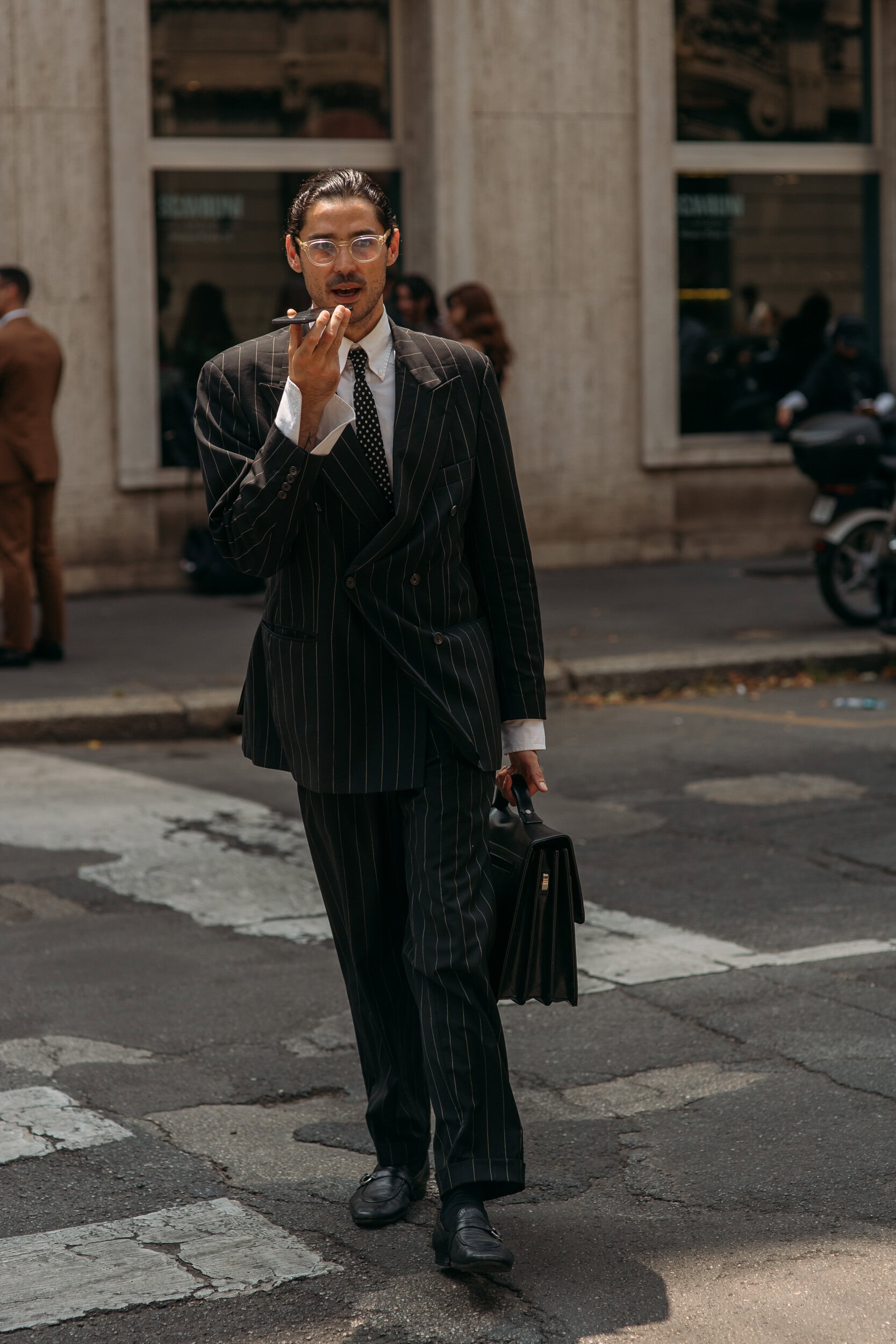 Milano Milan Men's Street Style Spring 2026 Shows