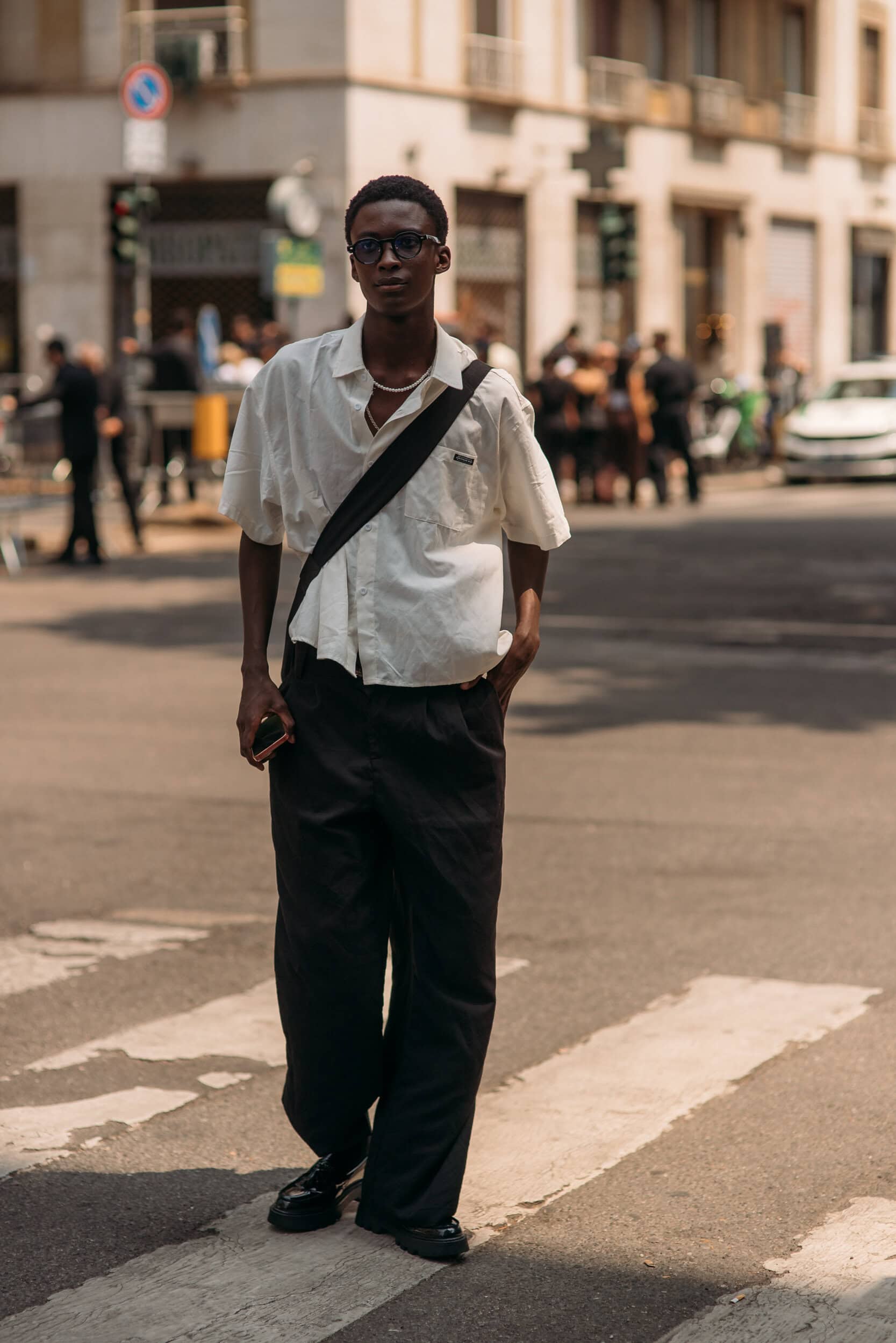 Milano Milan Men's Street Style Spring 2026 Shows