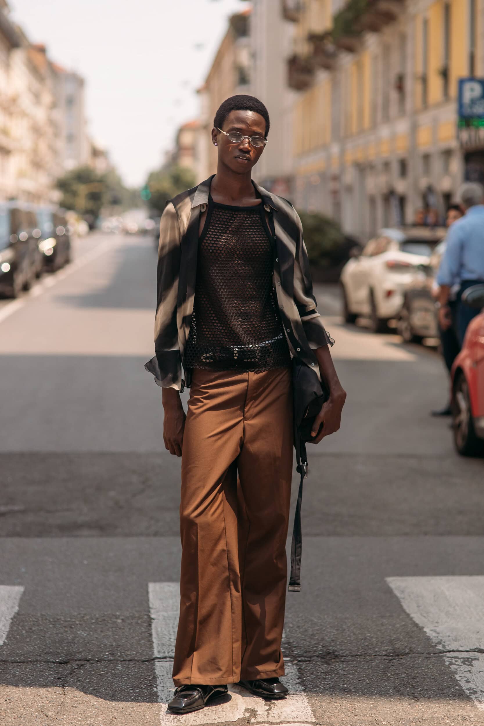 Milano Milan Men's Street Style Spring 2026 Shows