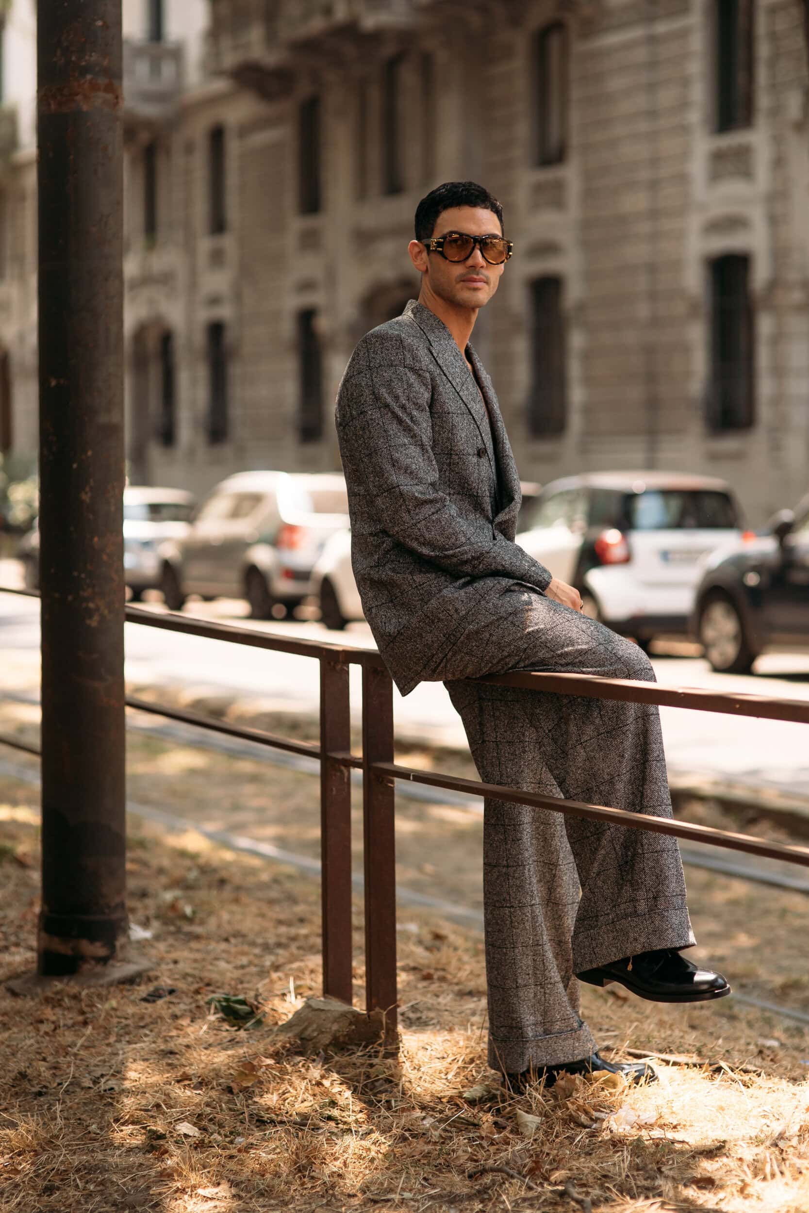 Milano Milan Men's Street Style Spring 2026 Shows