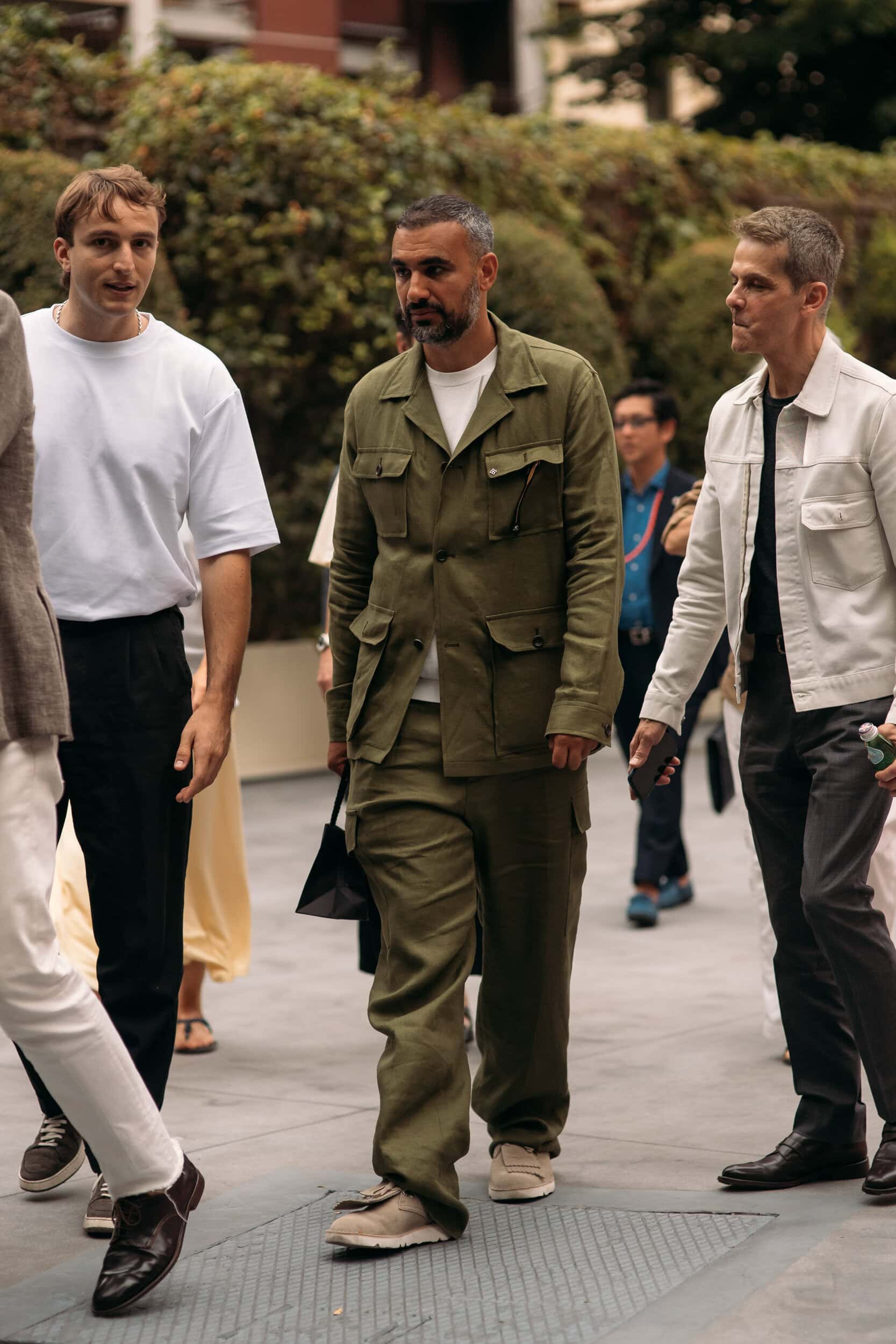 Milano Milan Men's Street Style Spring 2026 Shows