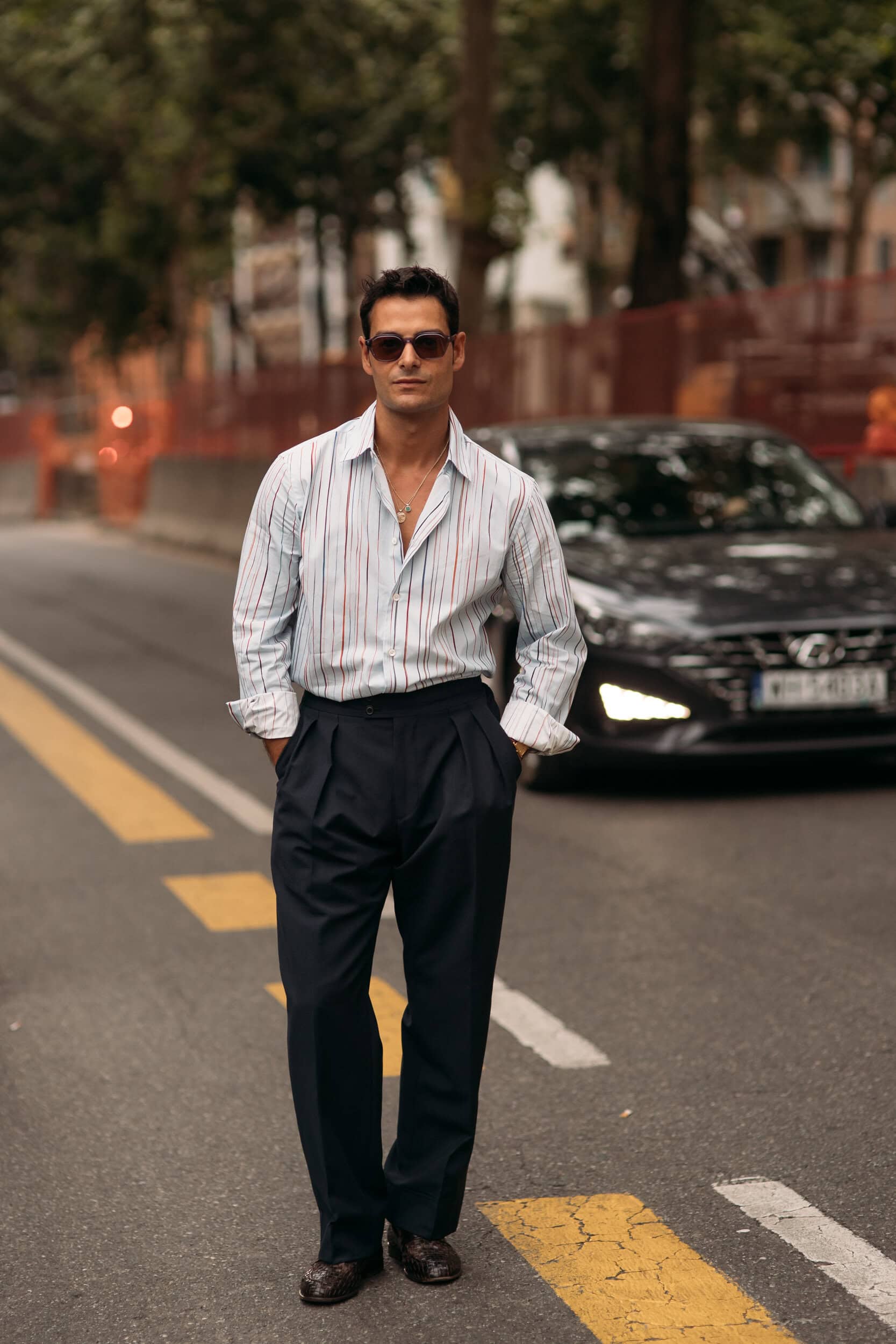 Milano Milan Men's Street Style Spring 2026 Shows
