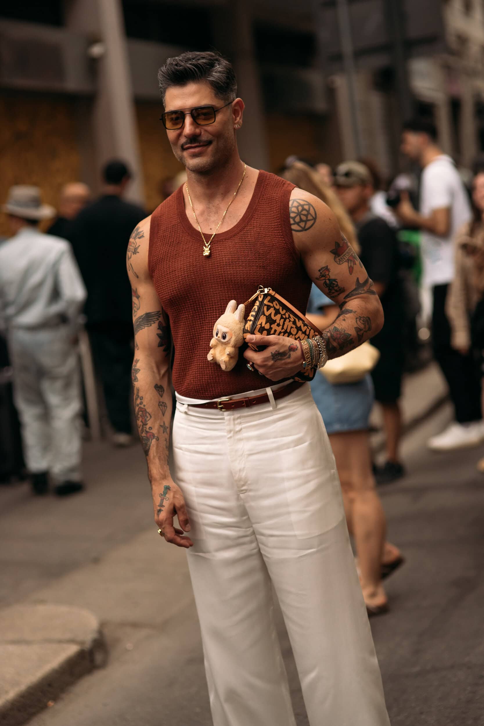 Milano Milan Men's Street Style Spring 2026 Shows
