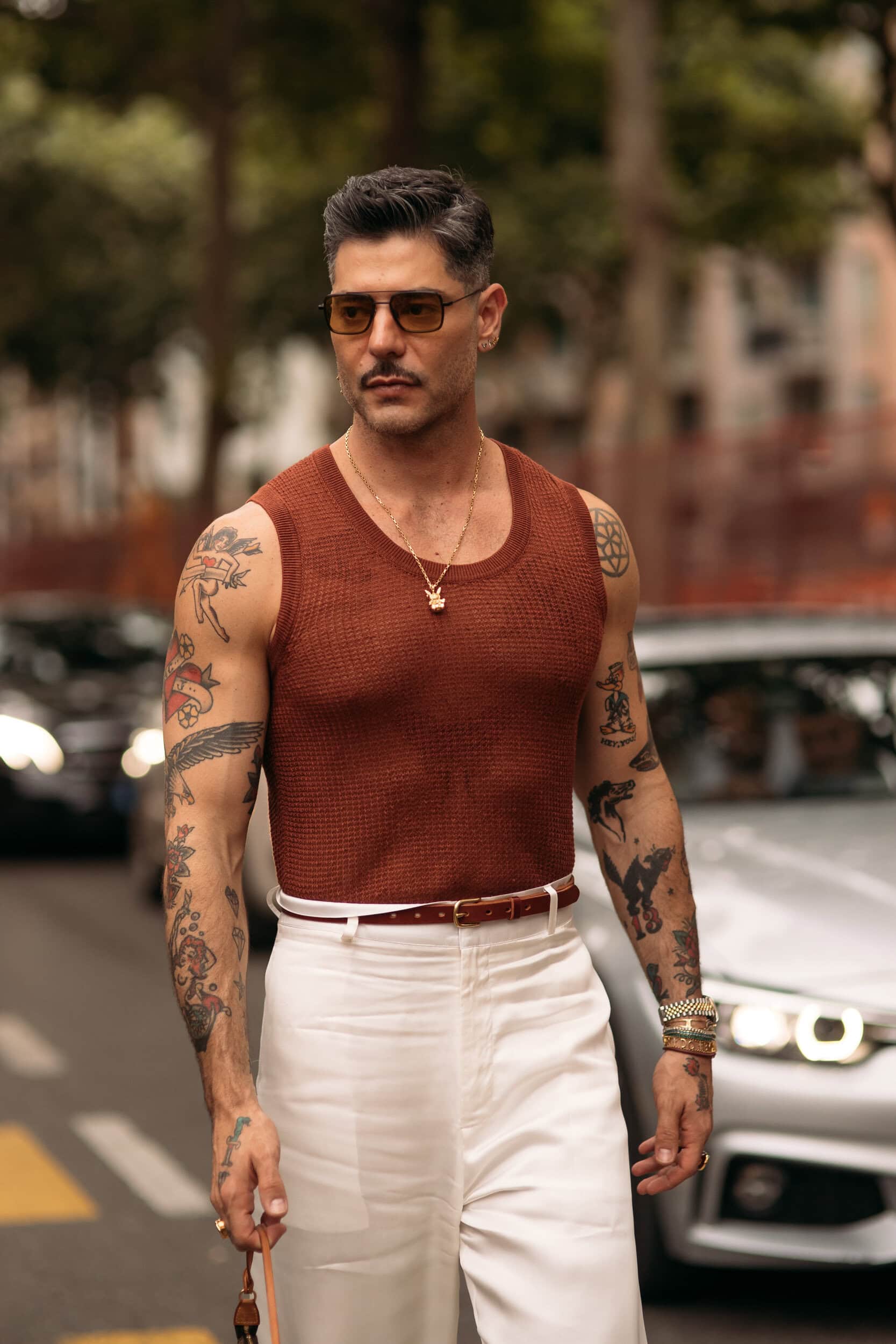 Milano Milan Men's Street Style Spring 2026 Shows