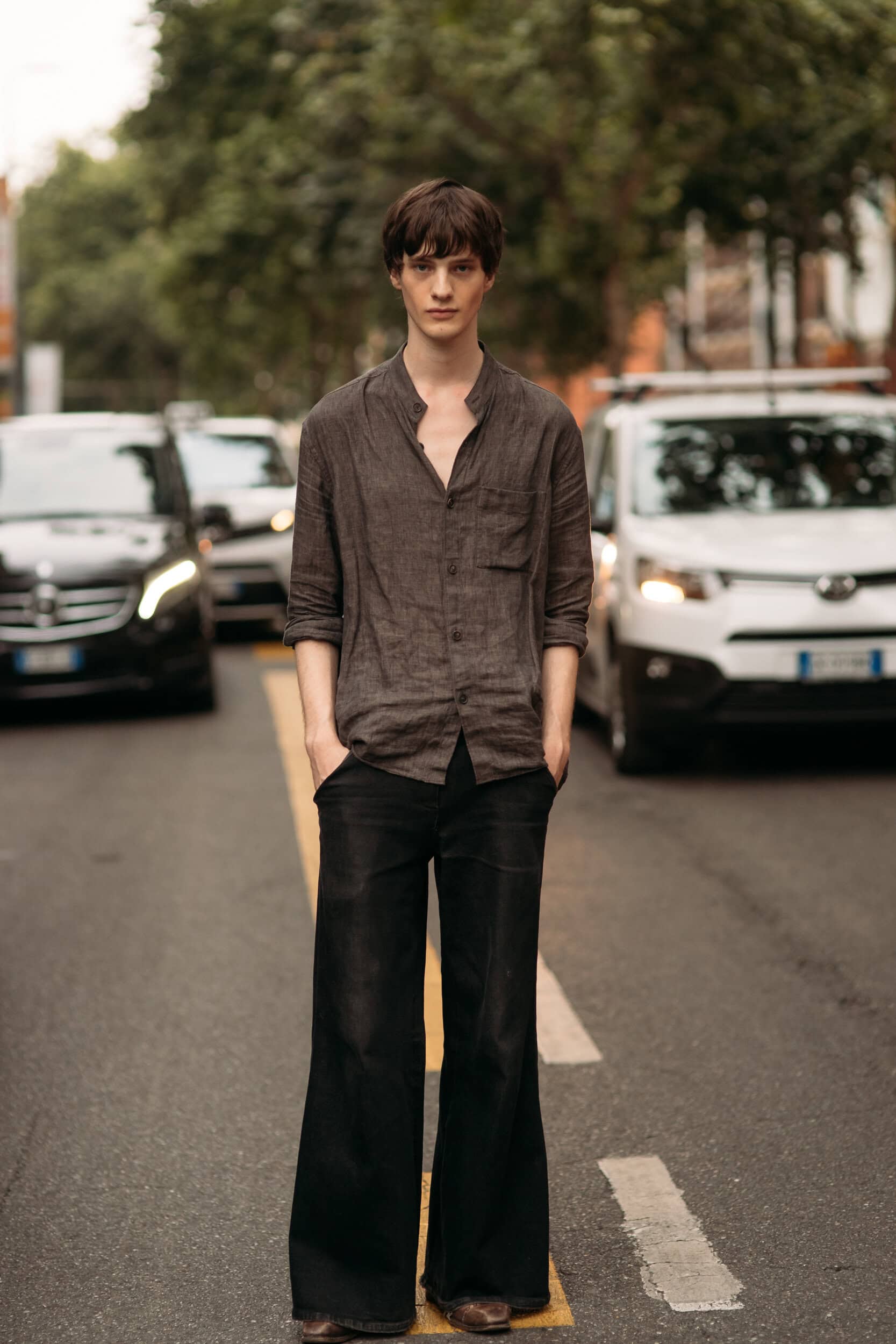 Milano Milan Men's Street Style Spring 2026 Shows