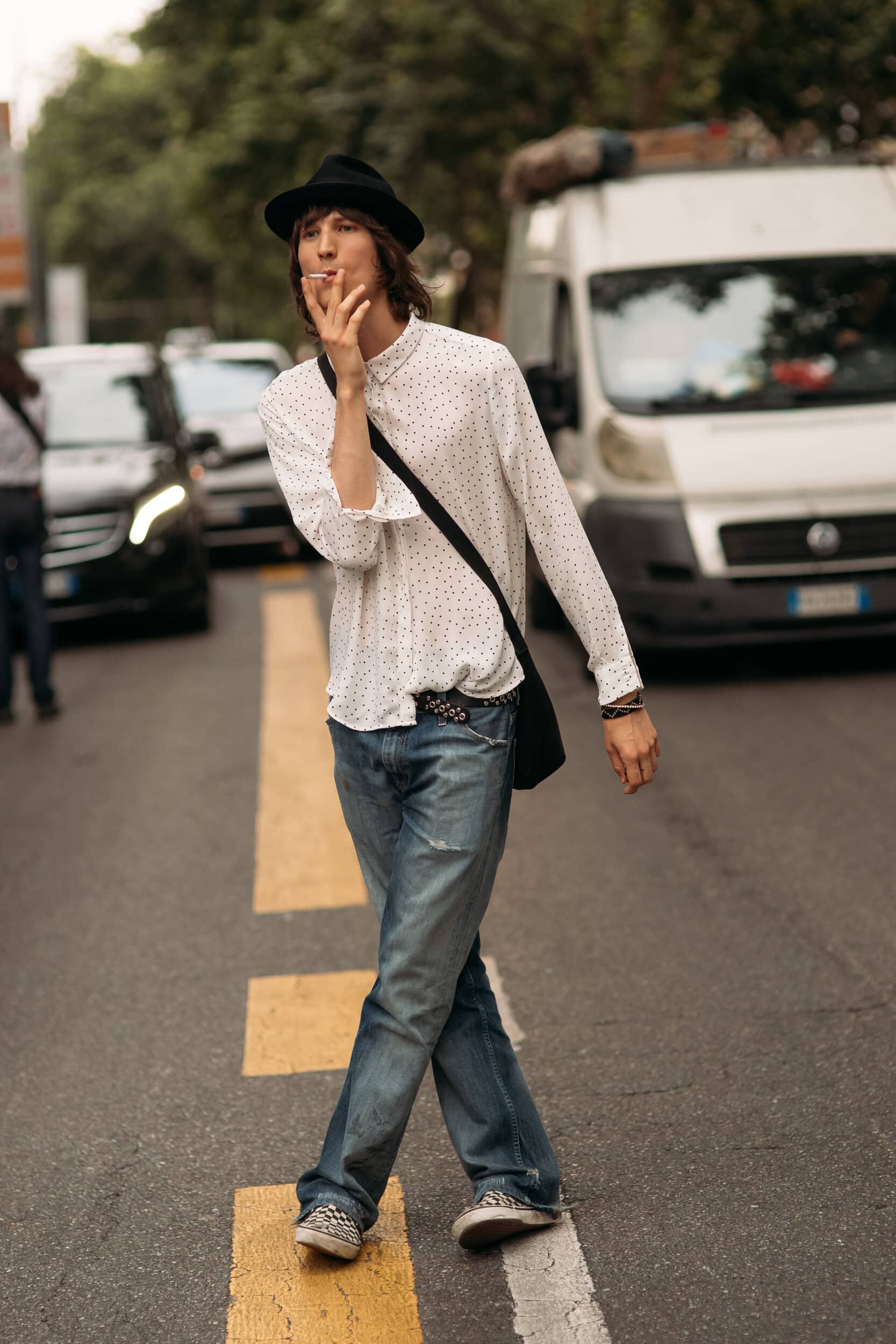 Milano Milan Men's Street Style Spring 2026 Shows