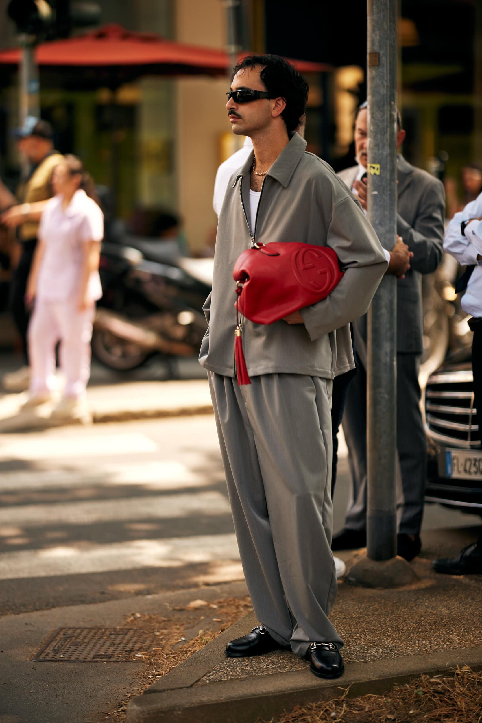 Milano Milan Men's Street Style Spring 2026 Shows