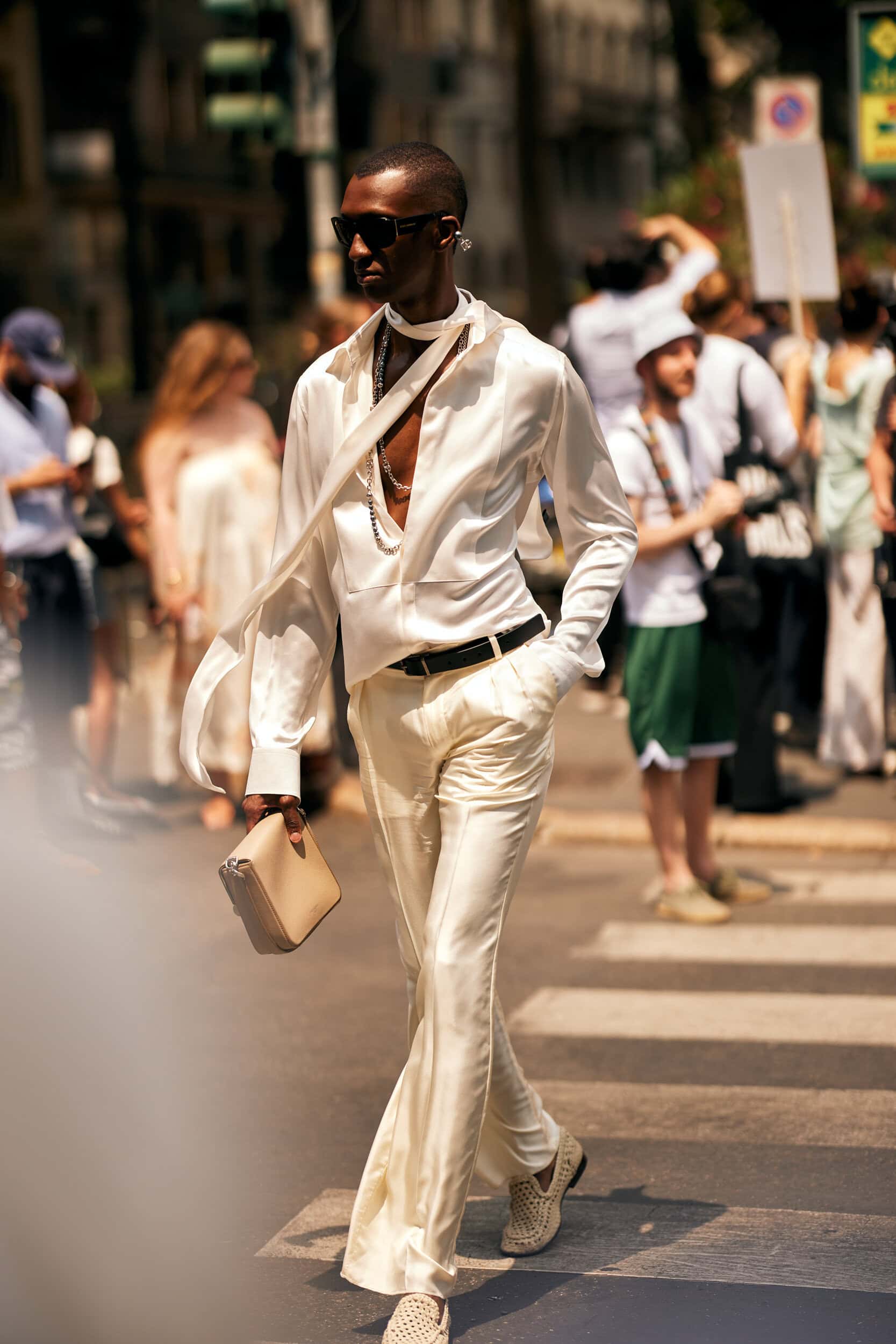 Milano Milan Men's Street Style Spring 2026 Shows