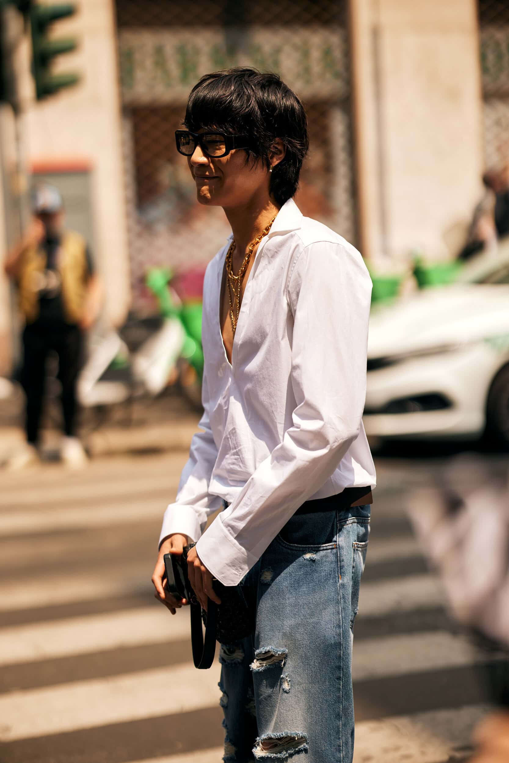 Milano Milan Men's Street Style Spring 2026 Shows