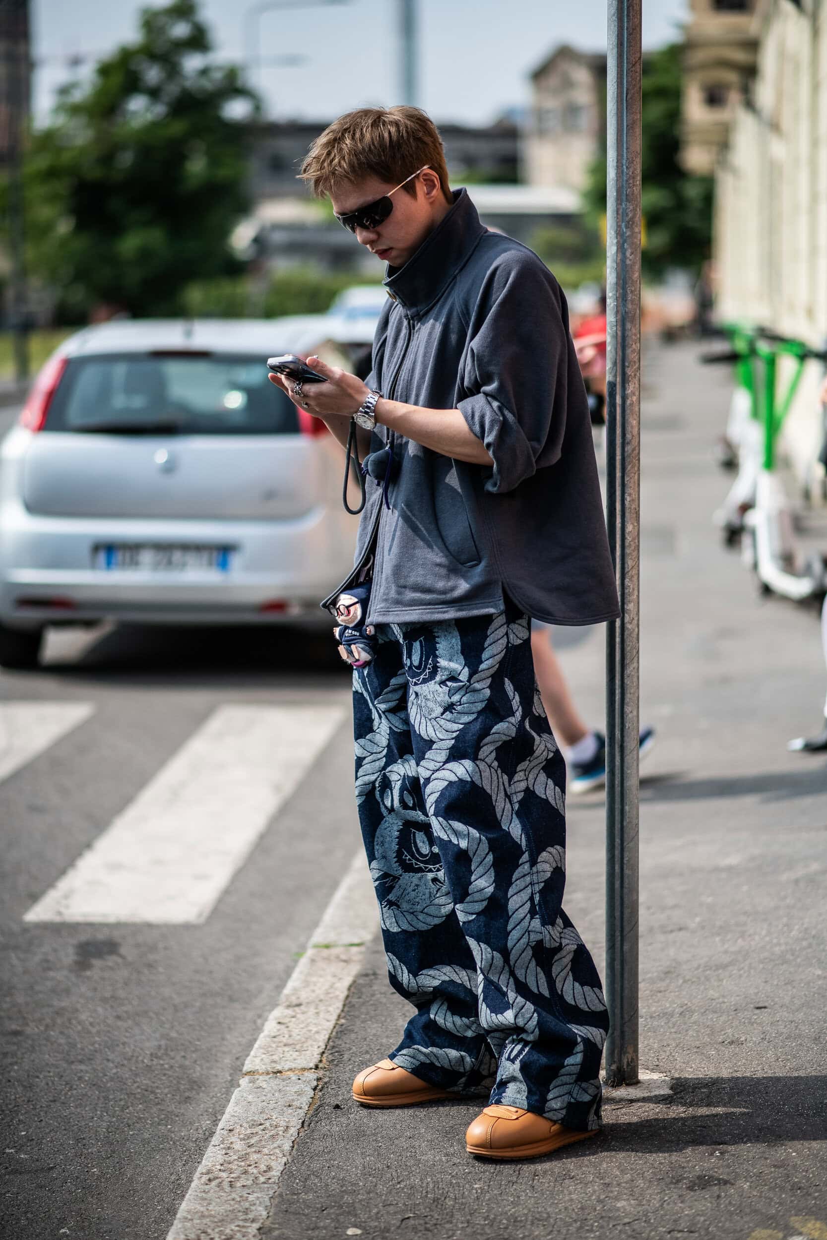 Milano Milan Men's Street Style Spring 2026 Shows