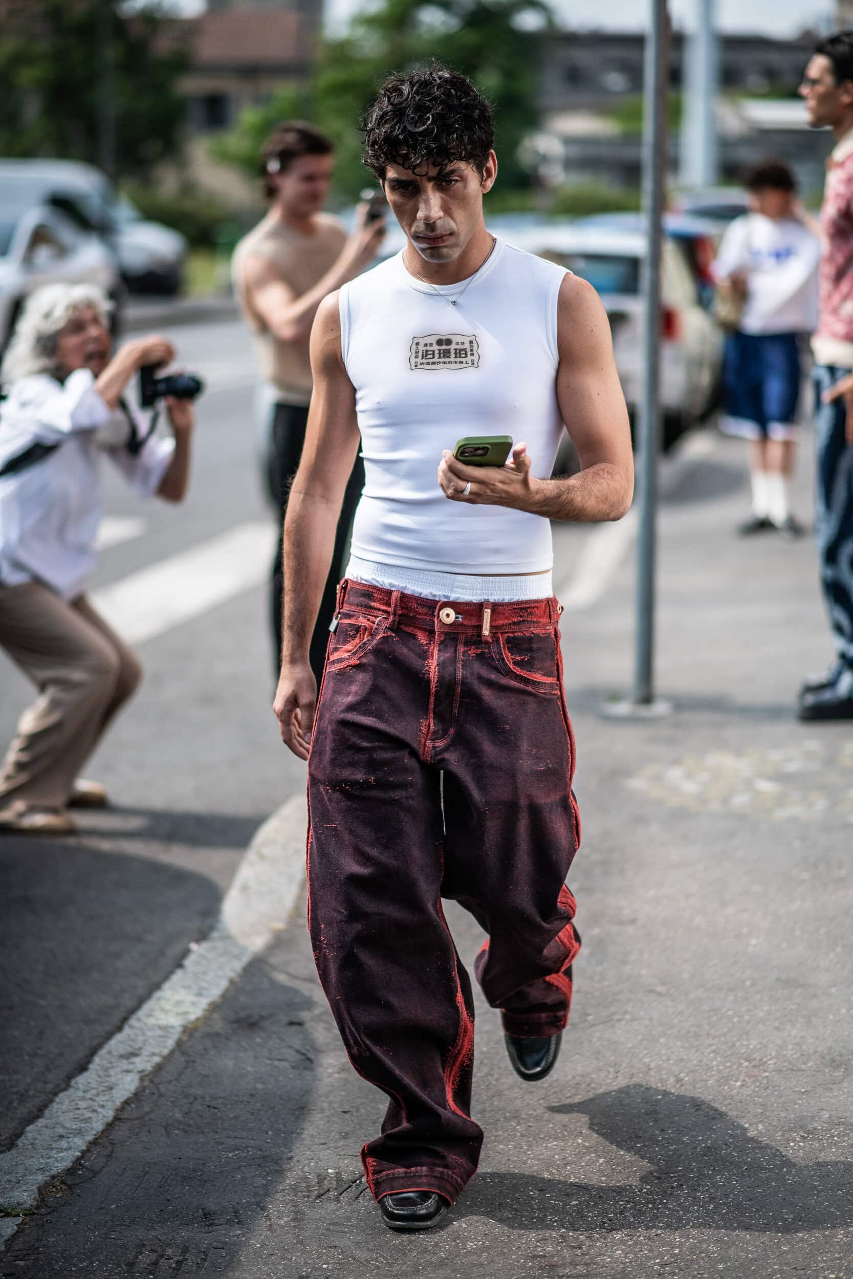 Milano Milan Men's Street Style Spring 2026 Shows