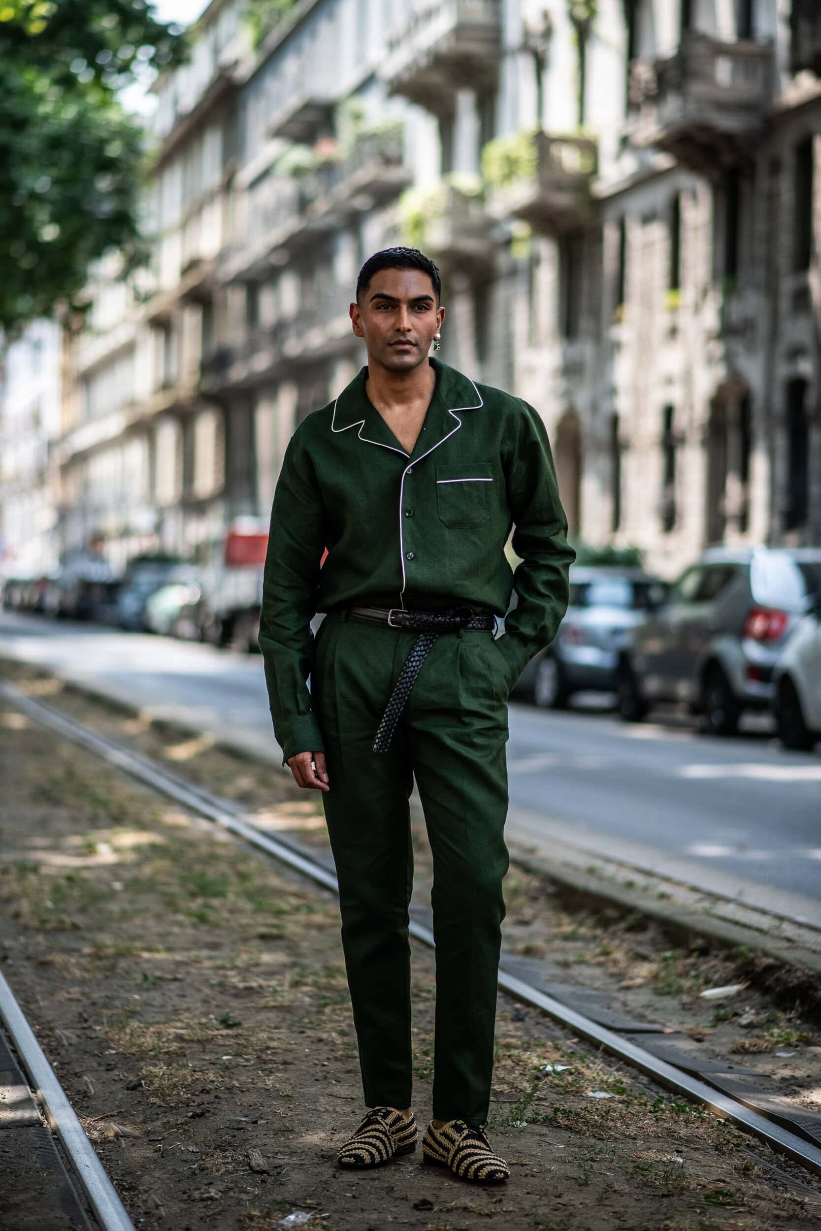 Milano Milan Men's Street Style Spring 2026 Shows