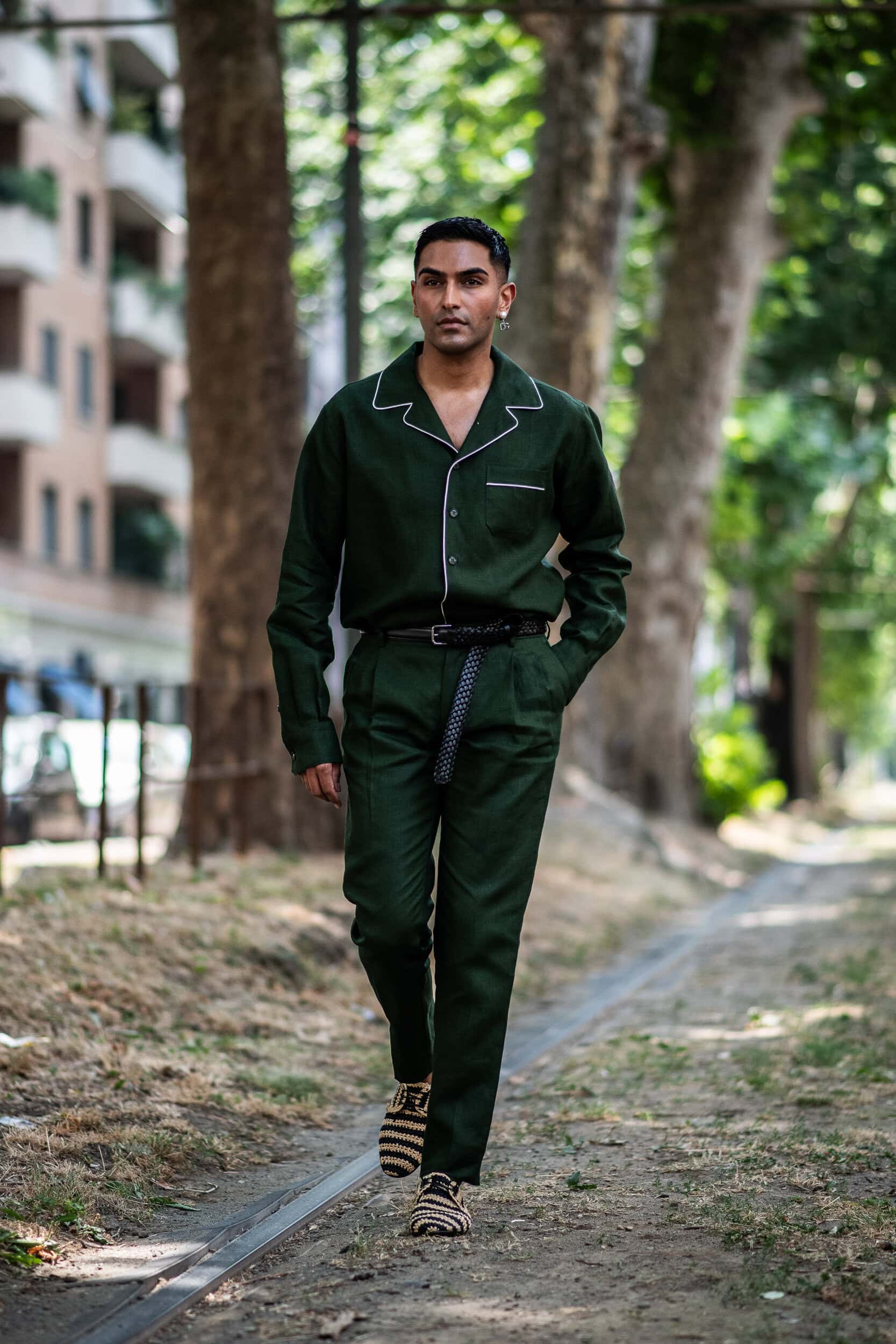 Milano Milan Men's Street Style Spring 2026 Shows