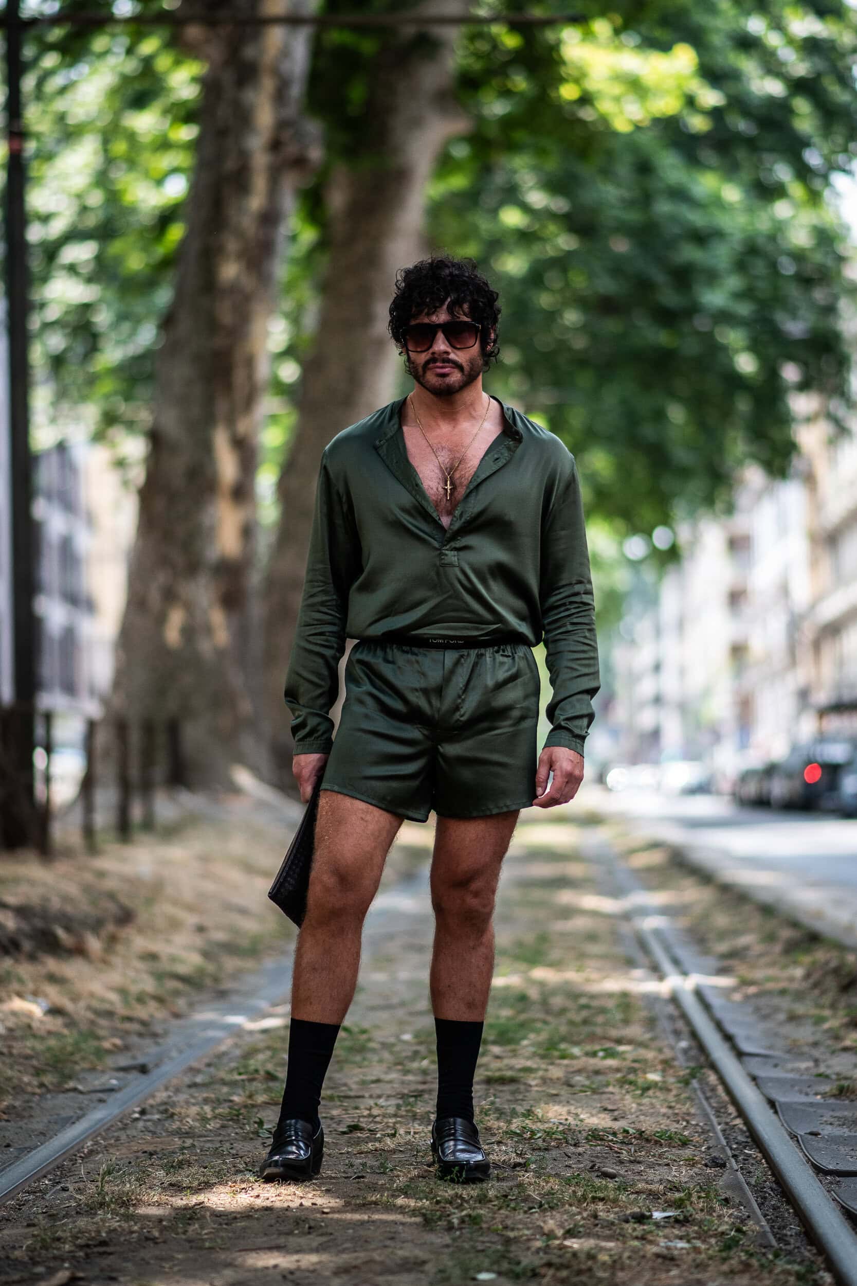 Milano Milan Men's Street Style Spring 2026 Shows