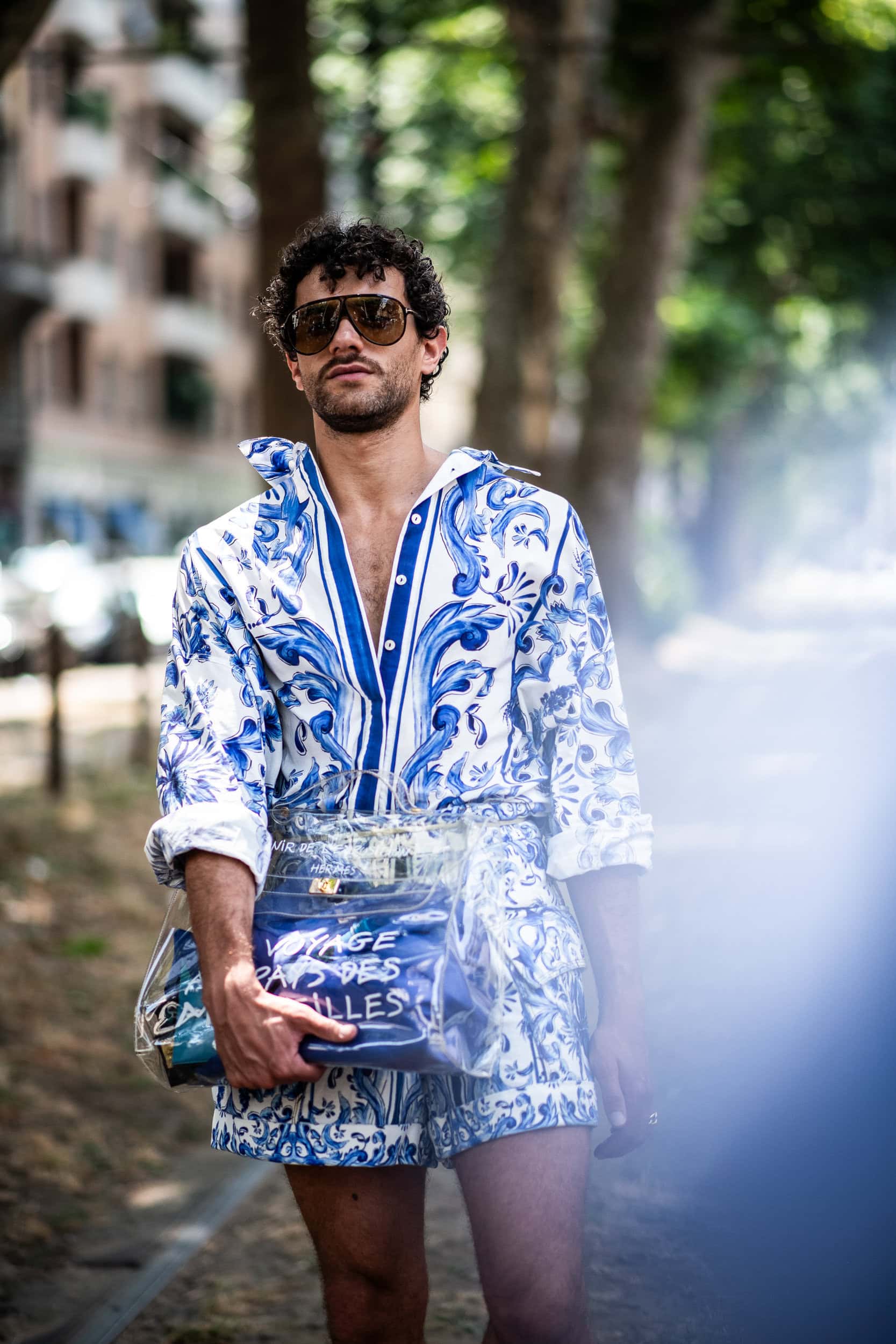 Milano Milan Men's Street Style Spring 2026 Shows