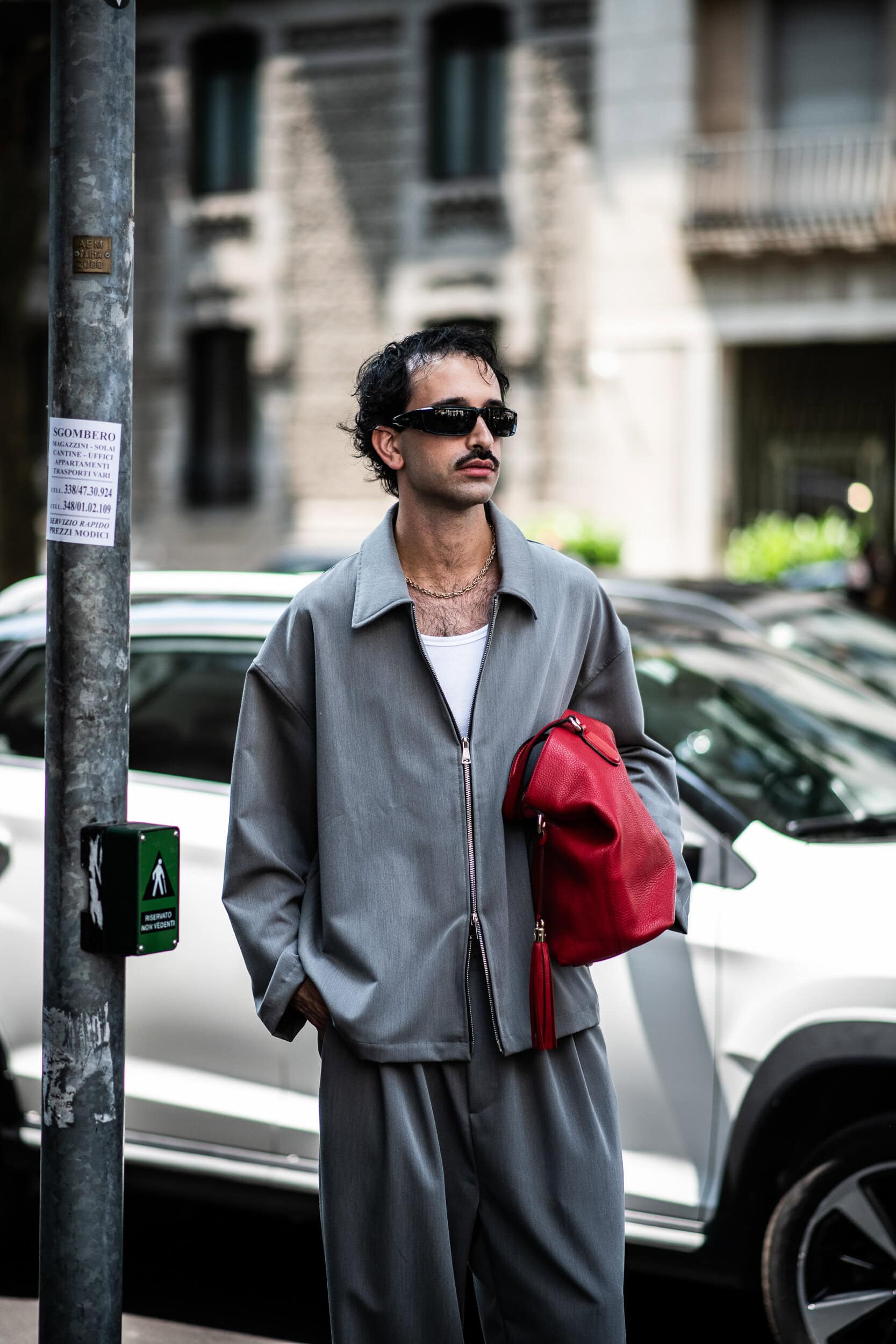 Milano Milan Men's Street Style Spring 2026 Shows