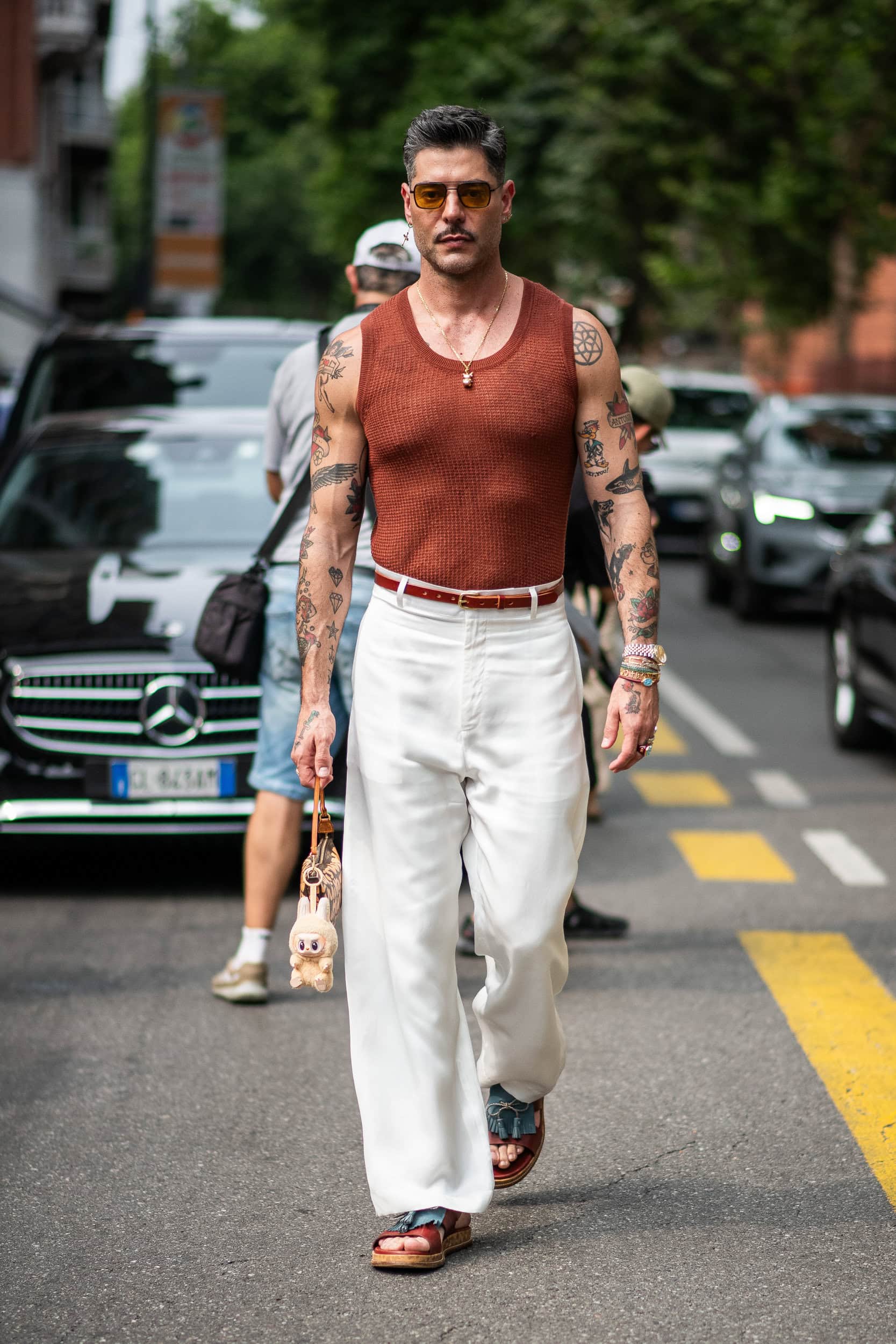 Milano Milan Men's Street Style Spring 2026 Shows