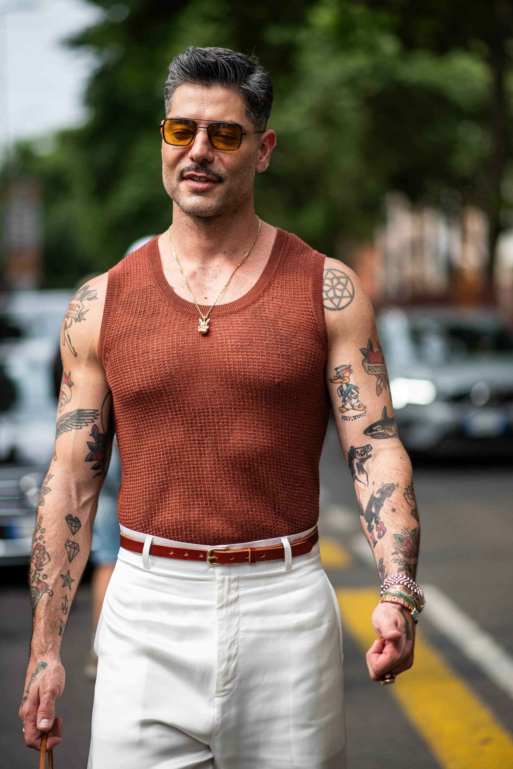 Milano Milan Men's Street Style Spring 2026 Shows