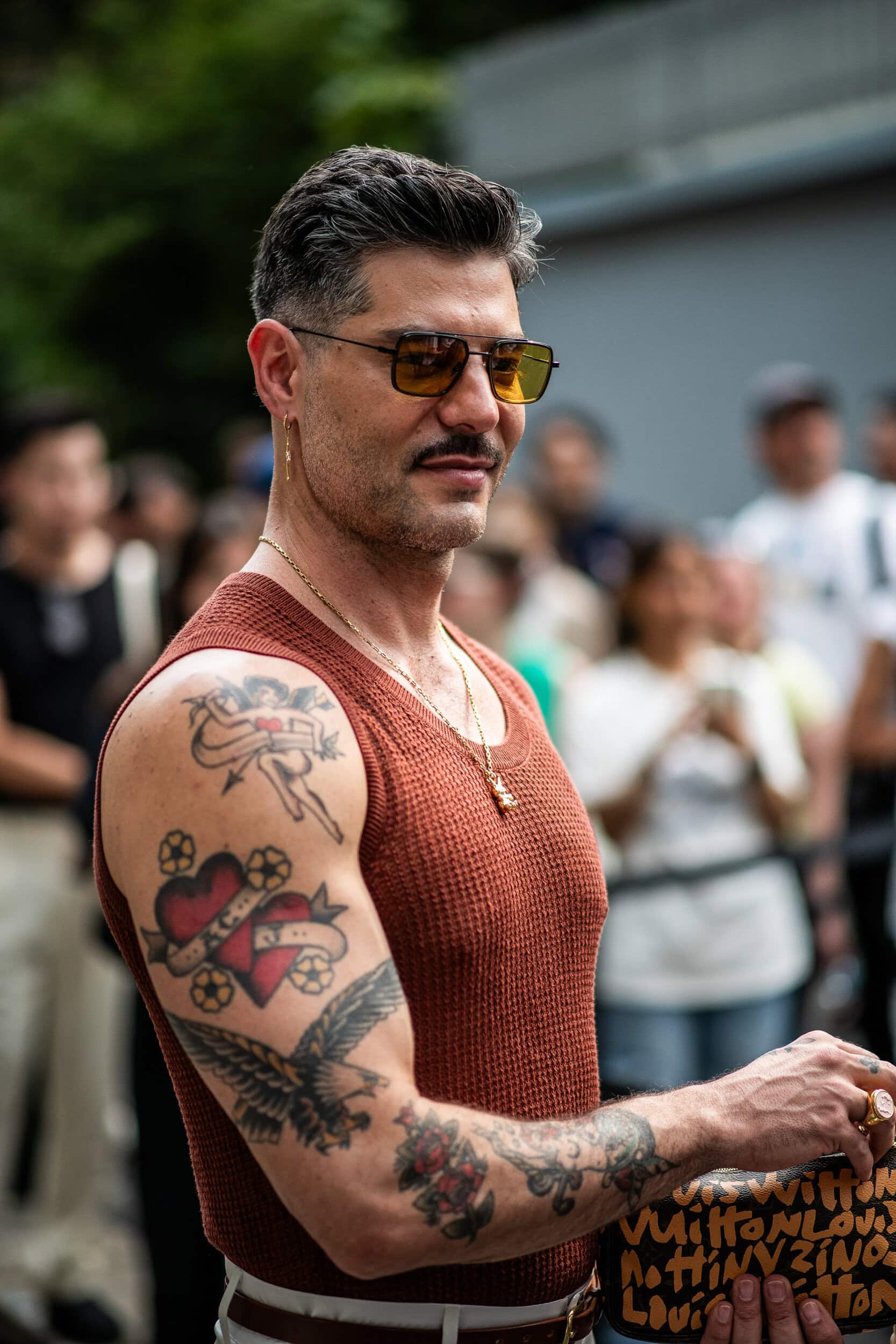 Milano Milan Men's Street Style Spring 2026 Shows