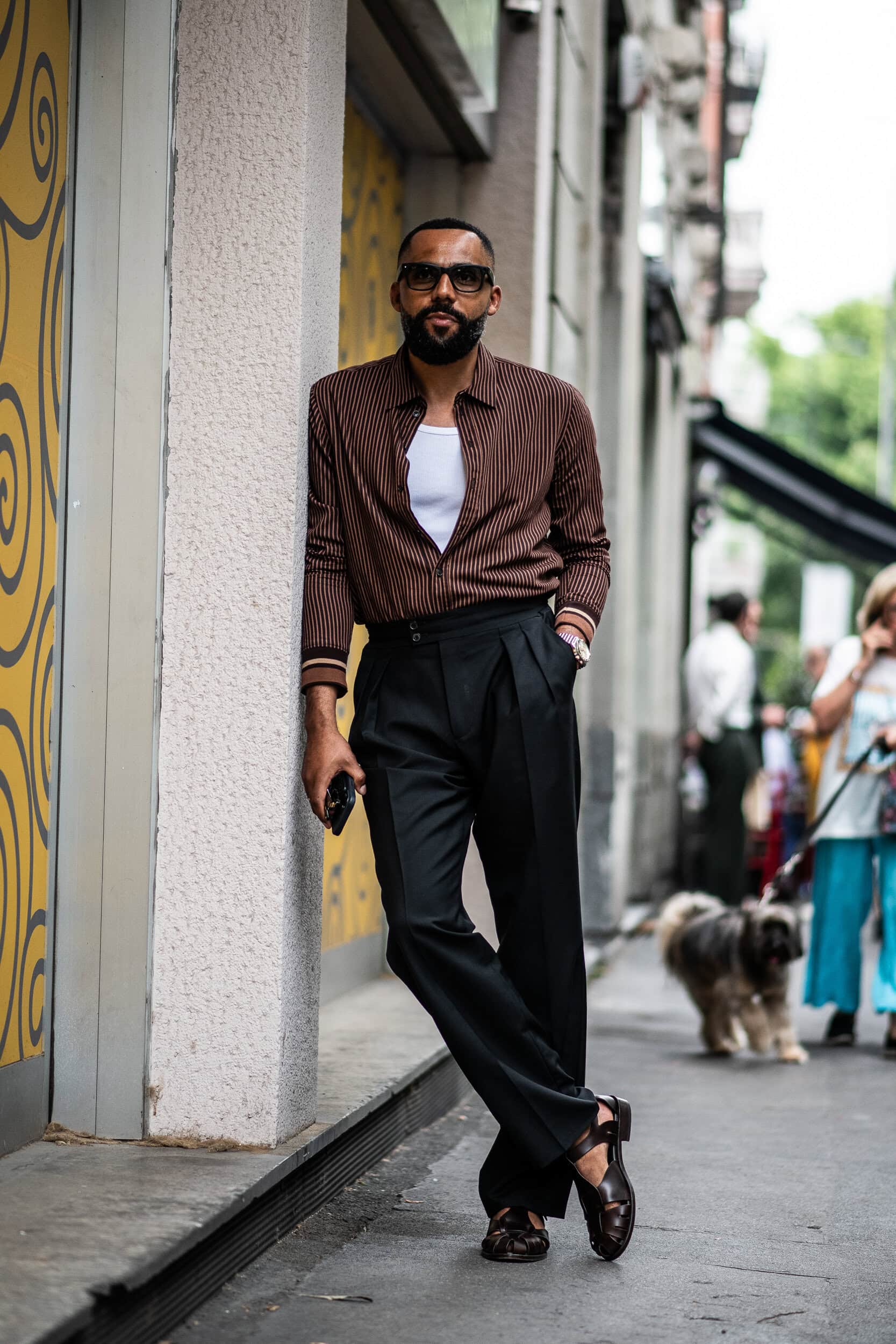 Milano Milan Men's Street Style Spring 2026 Shows