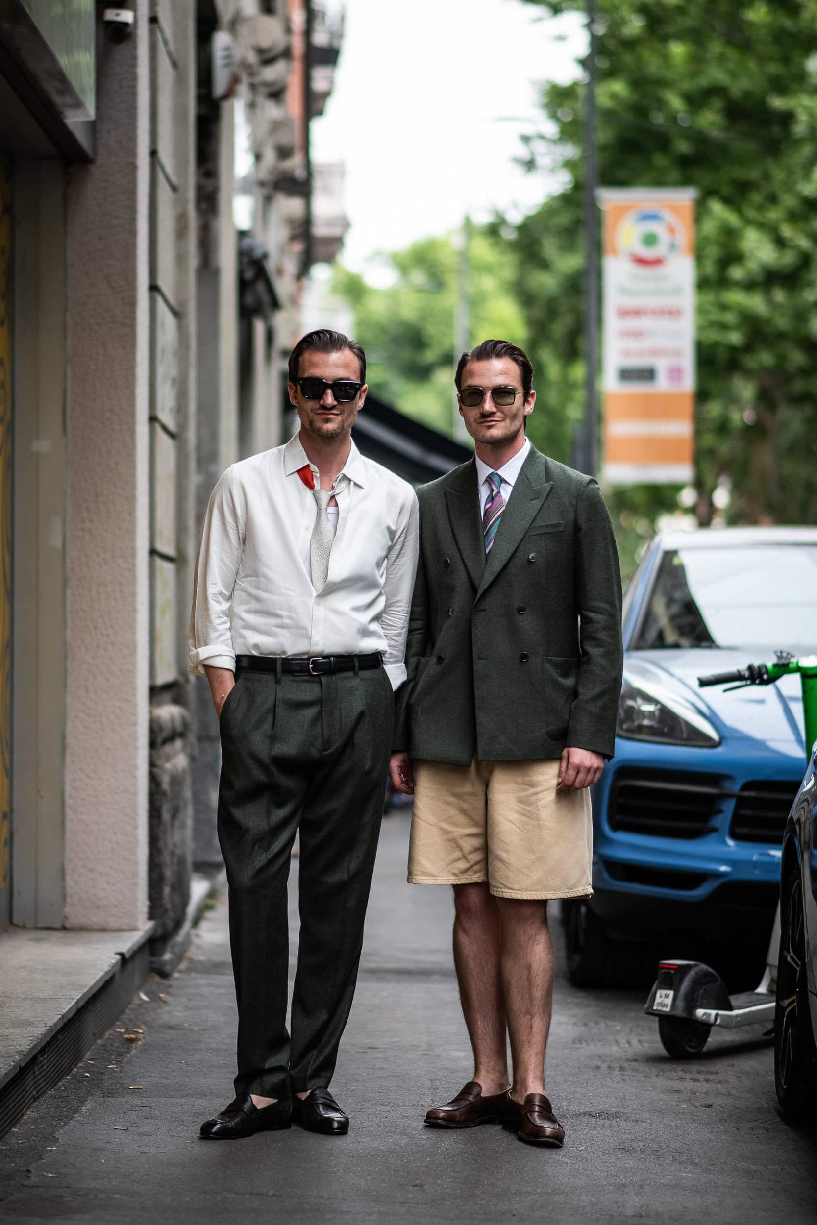 Milano Milan Men's Street Style Spring 2026 Shows