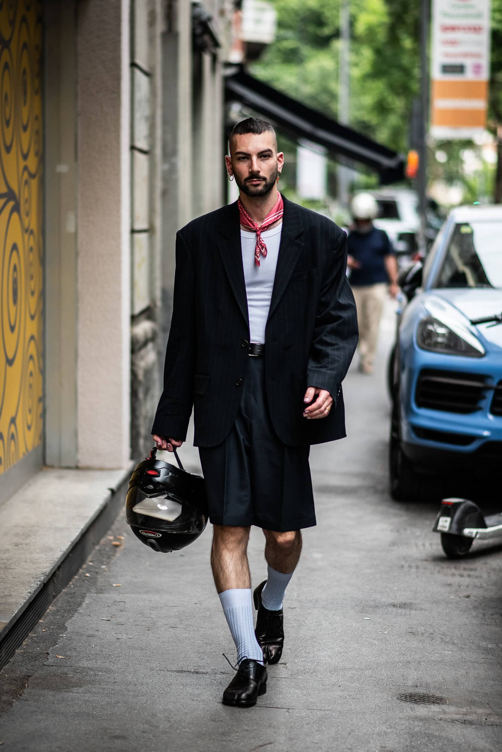Milano Milan Men's Street Style Spring 2026 Shows