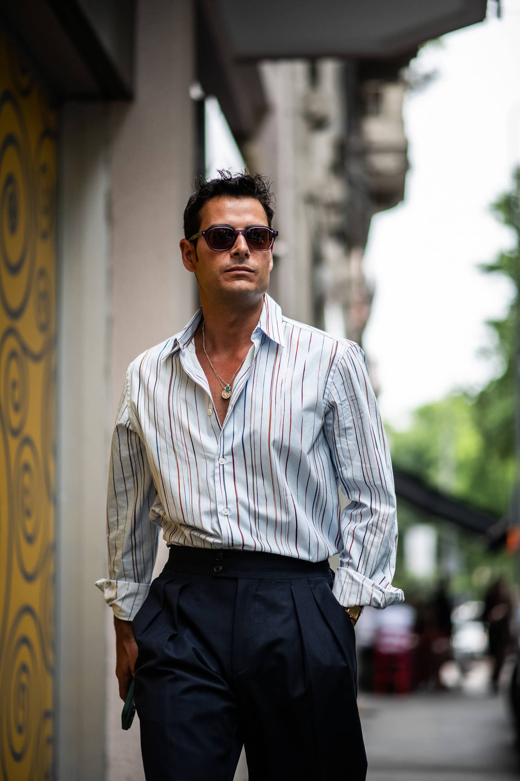 Milano Milan Men's Street Style Spring 2026 Shows
