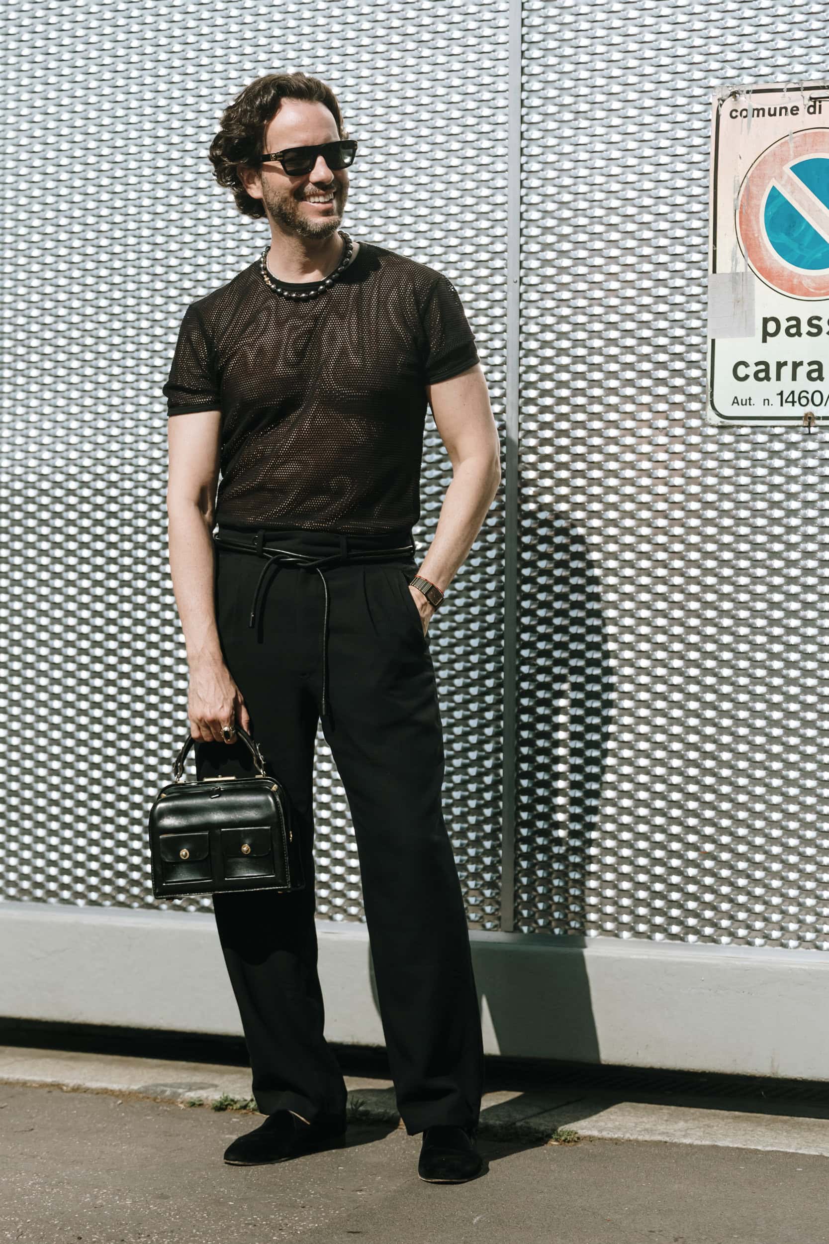 Milano Milan Men's Street Style Spring 2026 Shows