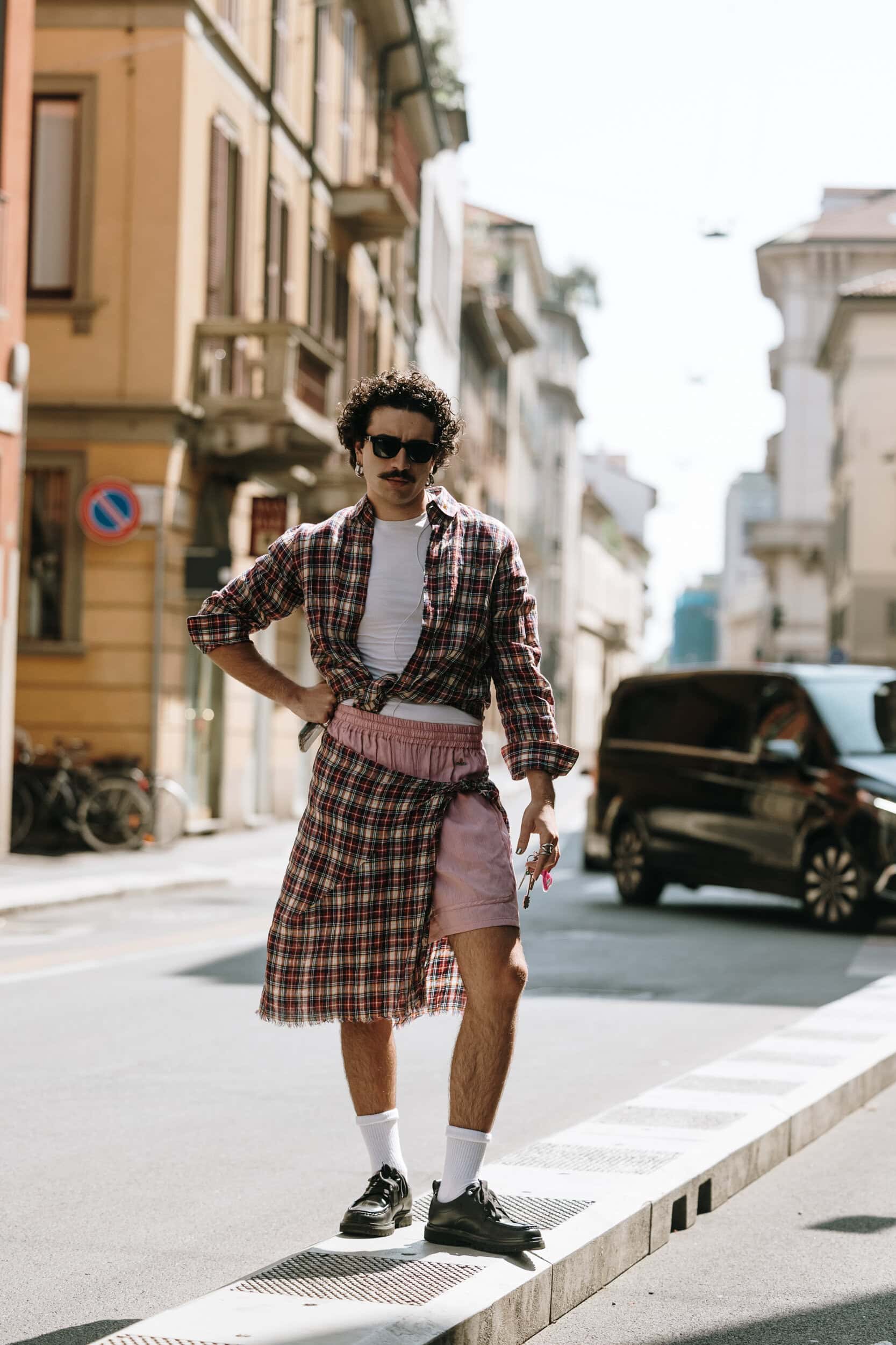Milano Milan Men's Street Style Spring 2026 Shows