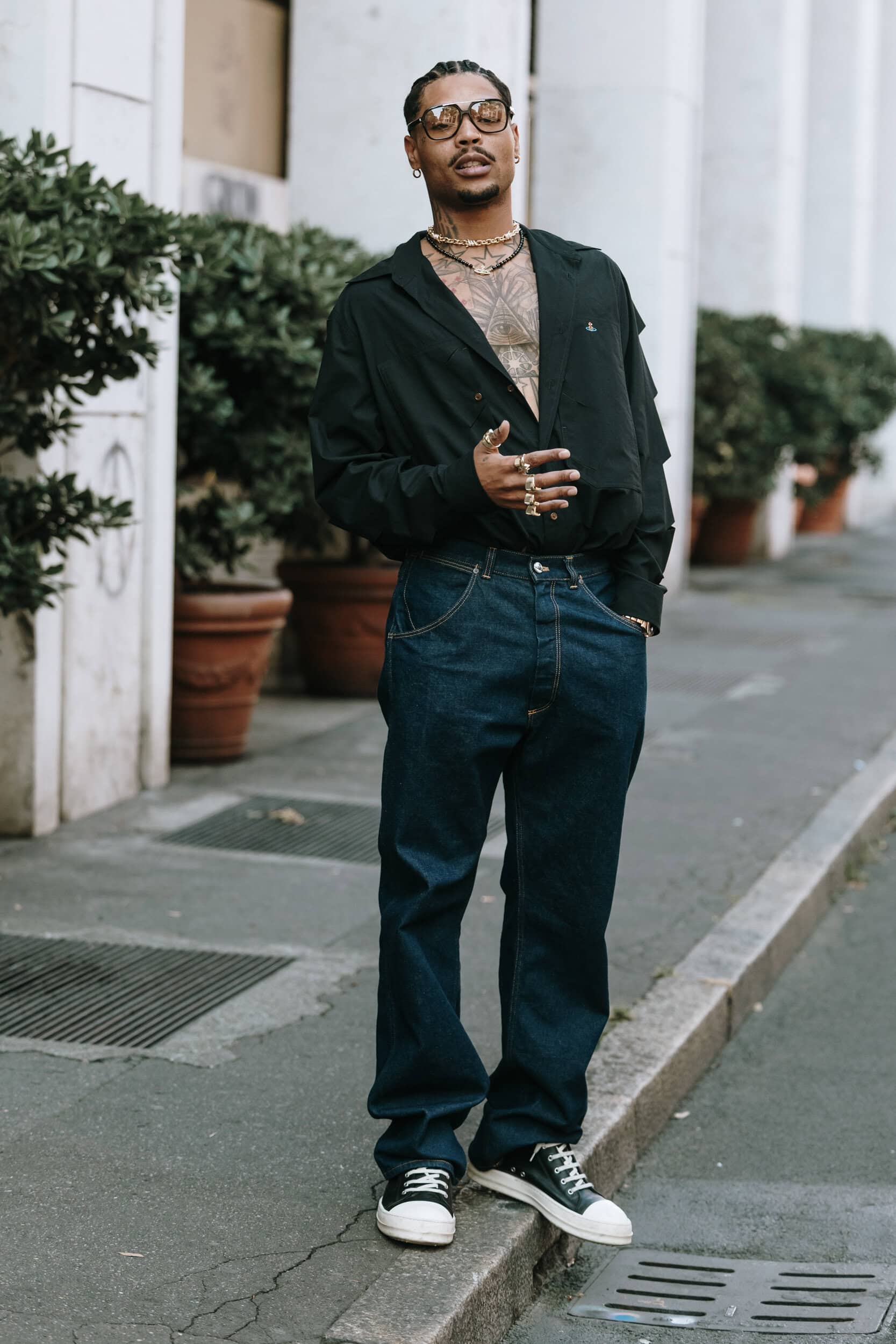 Milano Milan Men's Street Style Spring 2026 Shows