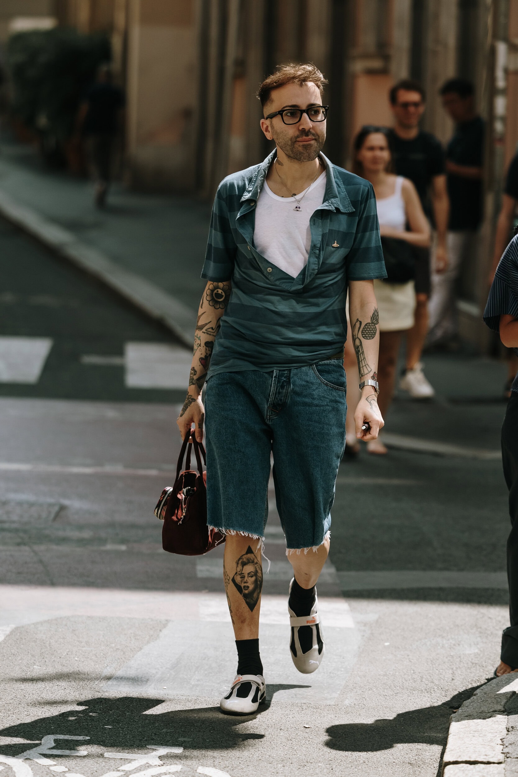 Milano Milan Men's Street Style Spring 2026 Shows
