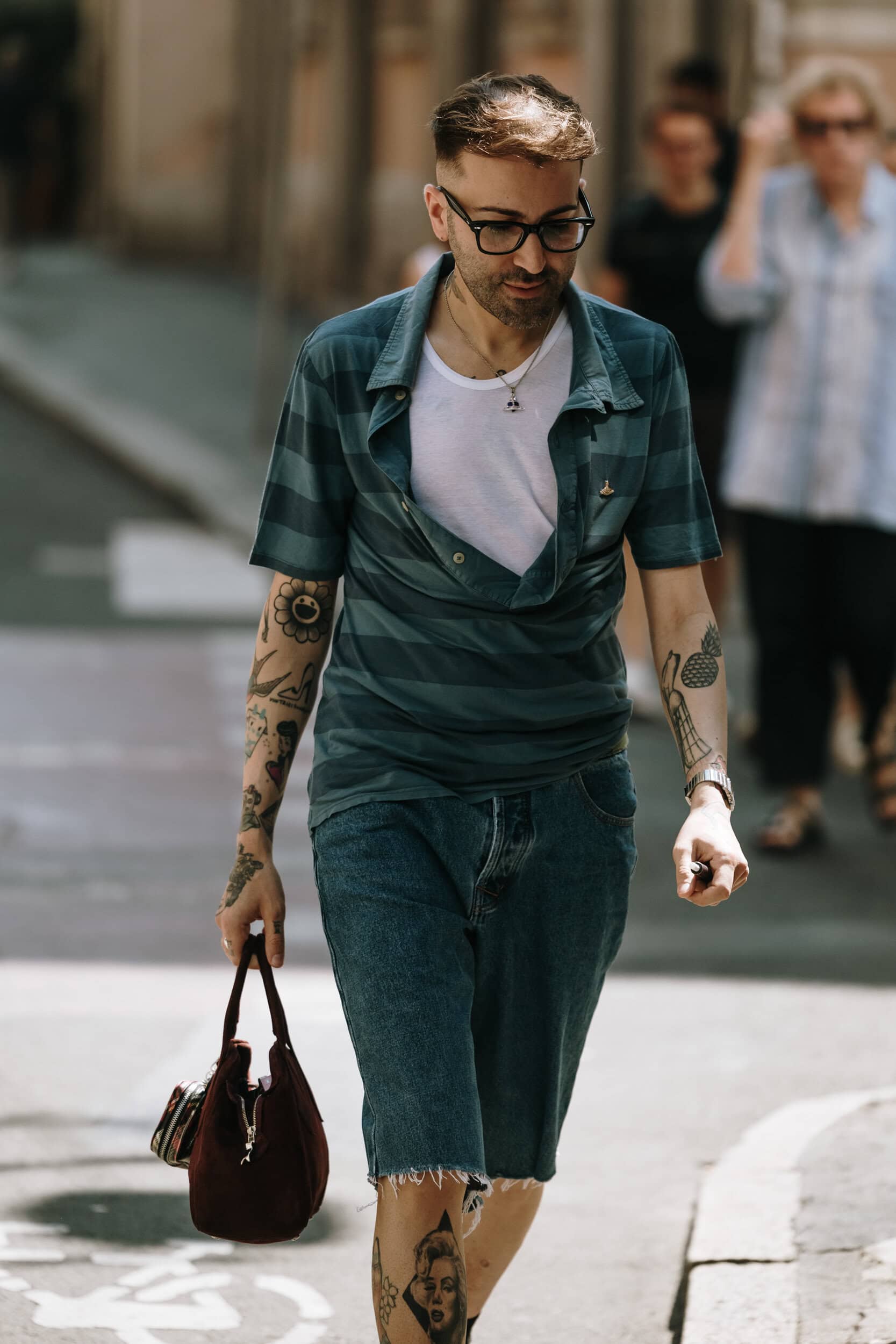 Milano Milan Men's Street Style Spring 2026 Shows