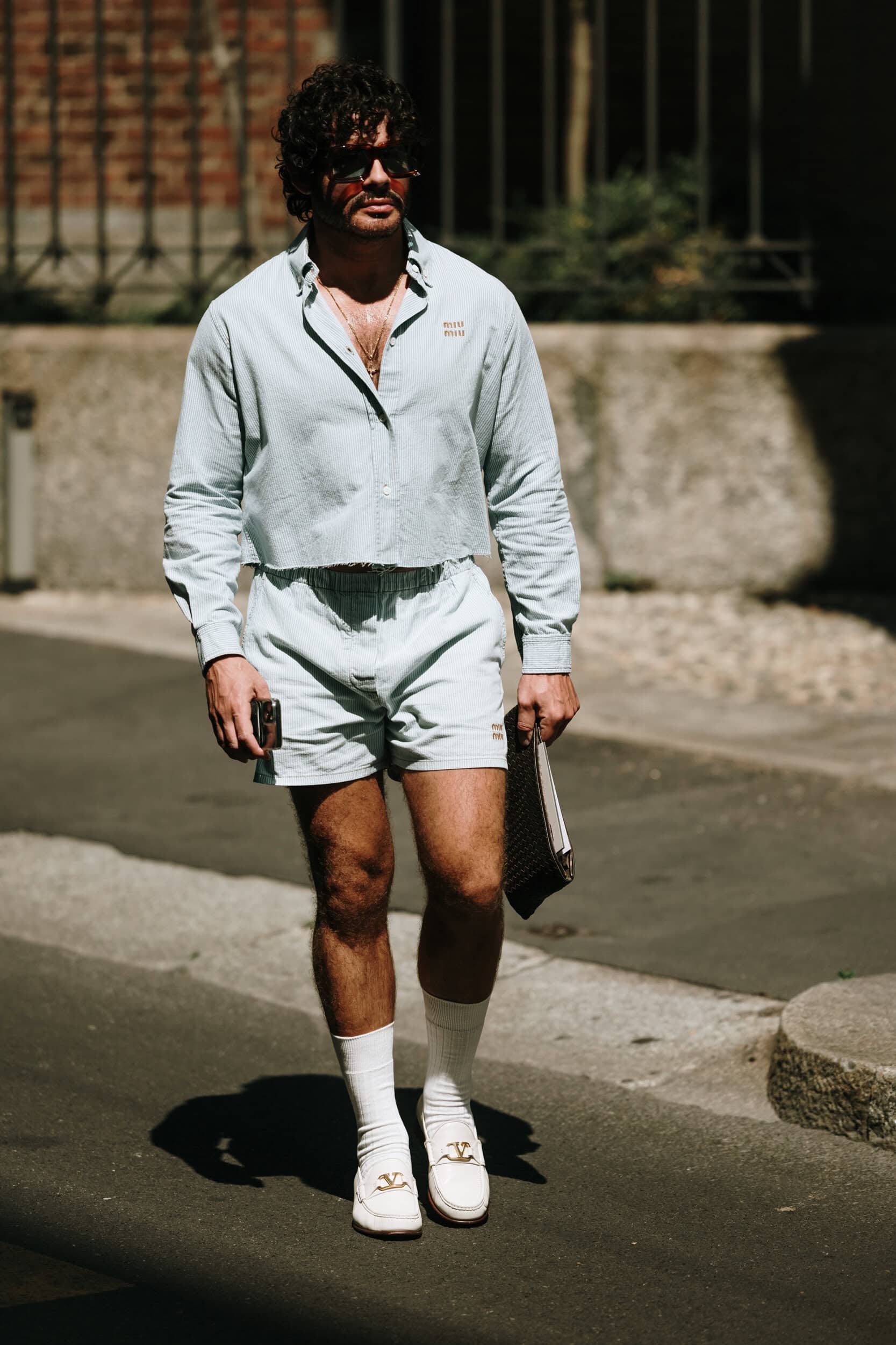 Milano Milan Men's Street Style Spring 2026 Shows