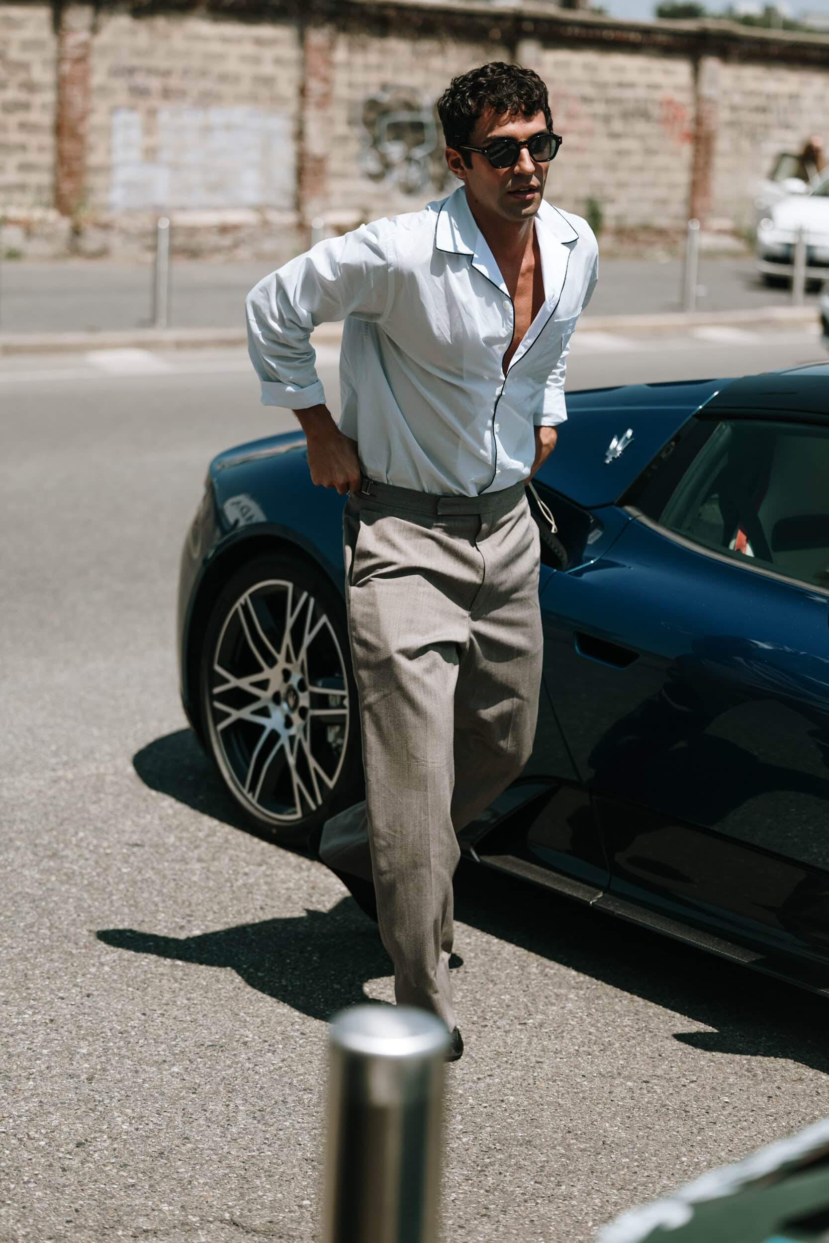 Milano Milan Men's Street Style Spring 2026 Shows