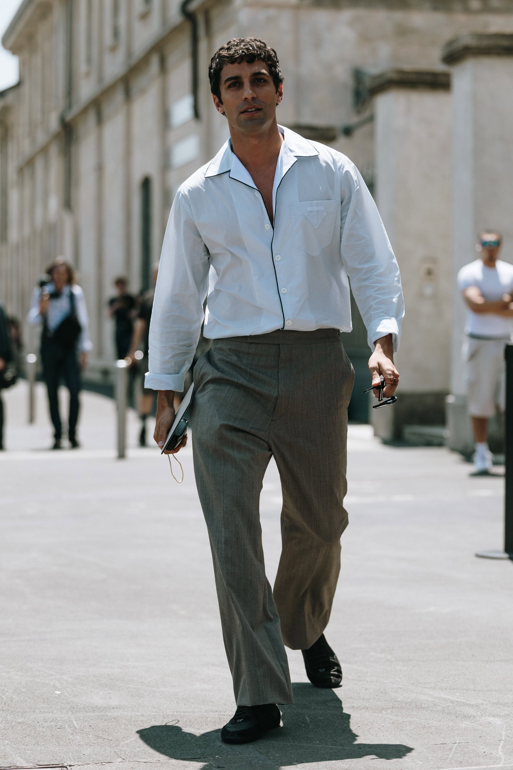 Milano Milan Men's Street Style Spring 2026 Shows