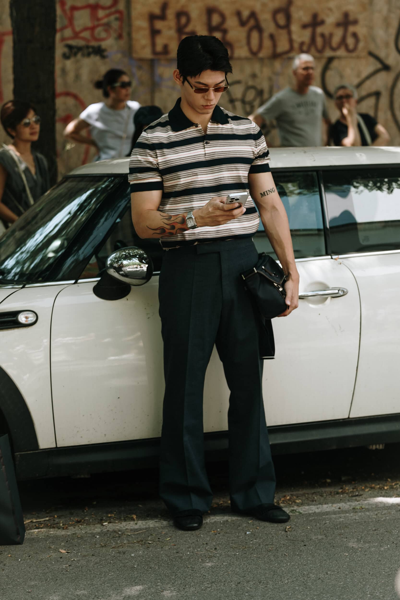 Milano Milan Men's Street Style Spring 2026 Shows