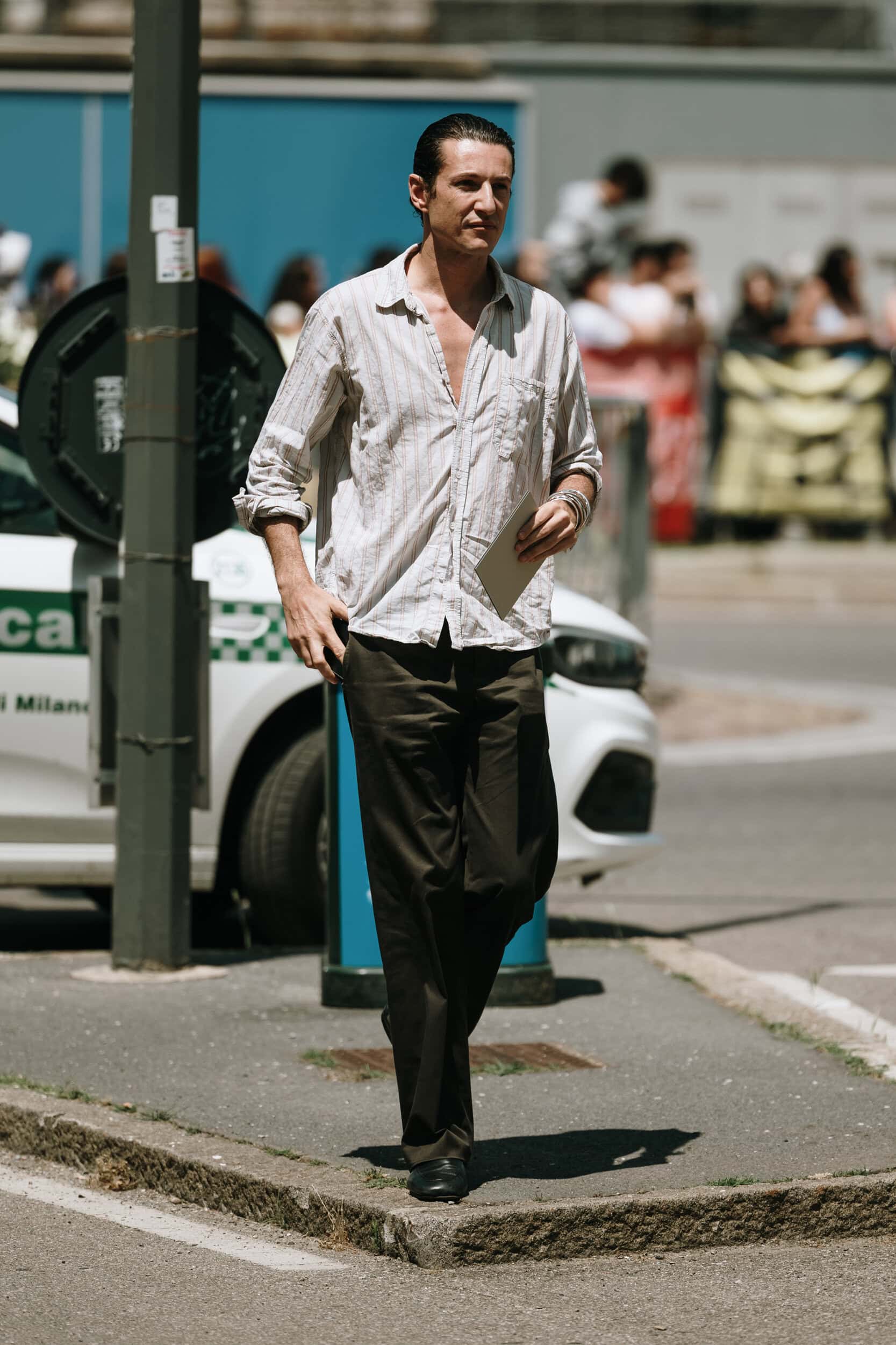 Milano Milan Men's Street Style Spring 2026 Shows