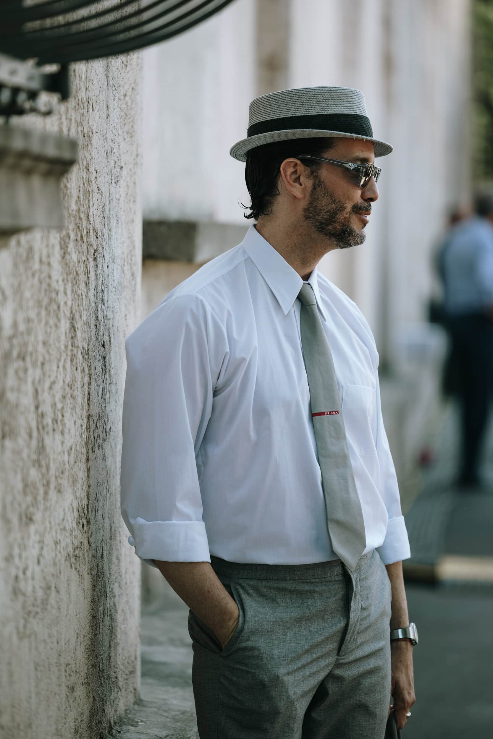 Milano Milan Men's Street Style Spring 2026 Shows