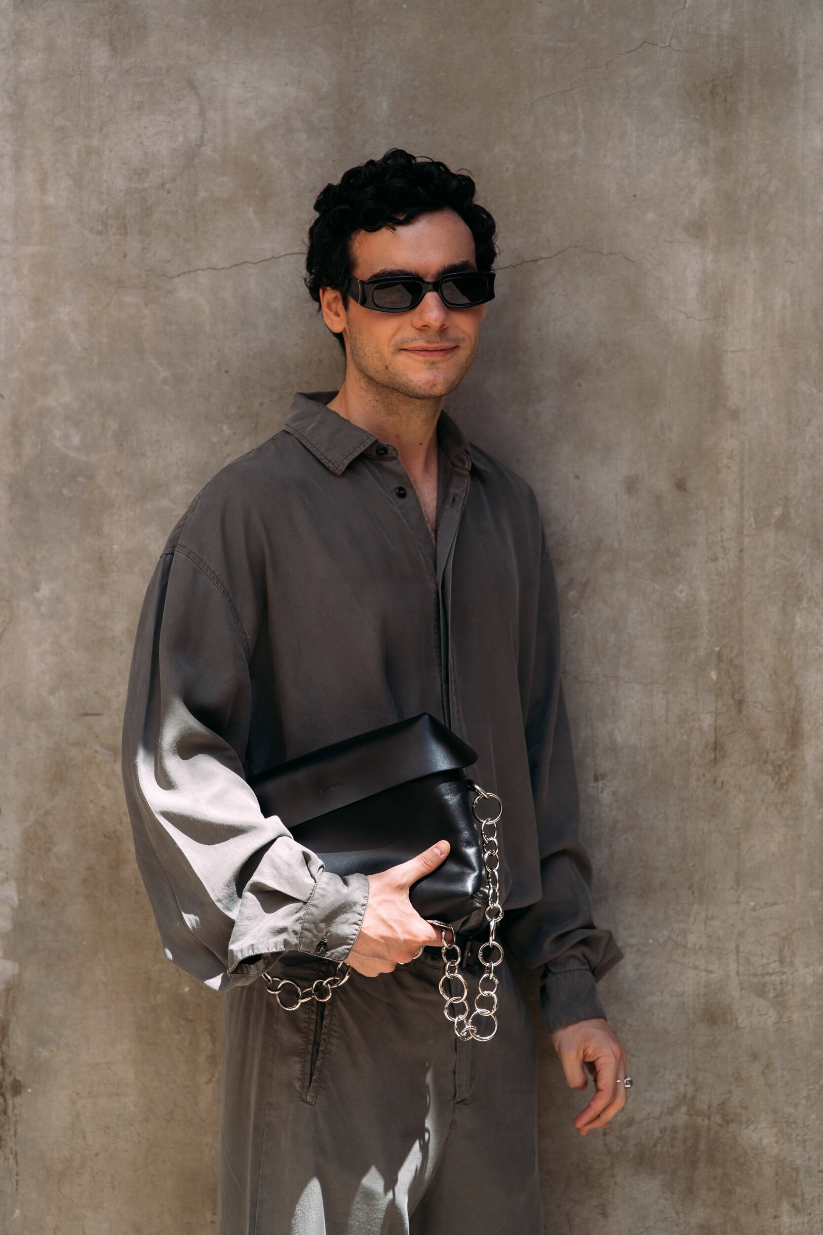 Milano Milan Men's Street Style Spring 2026 Shows