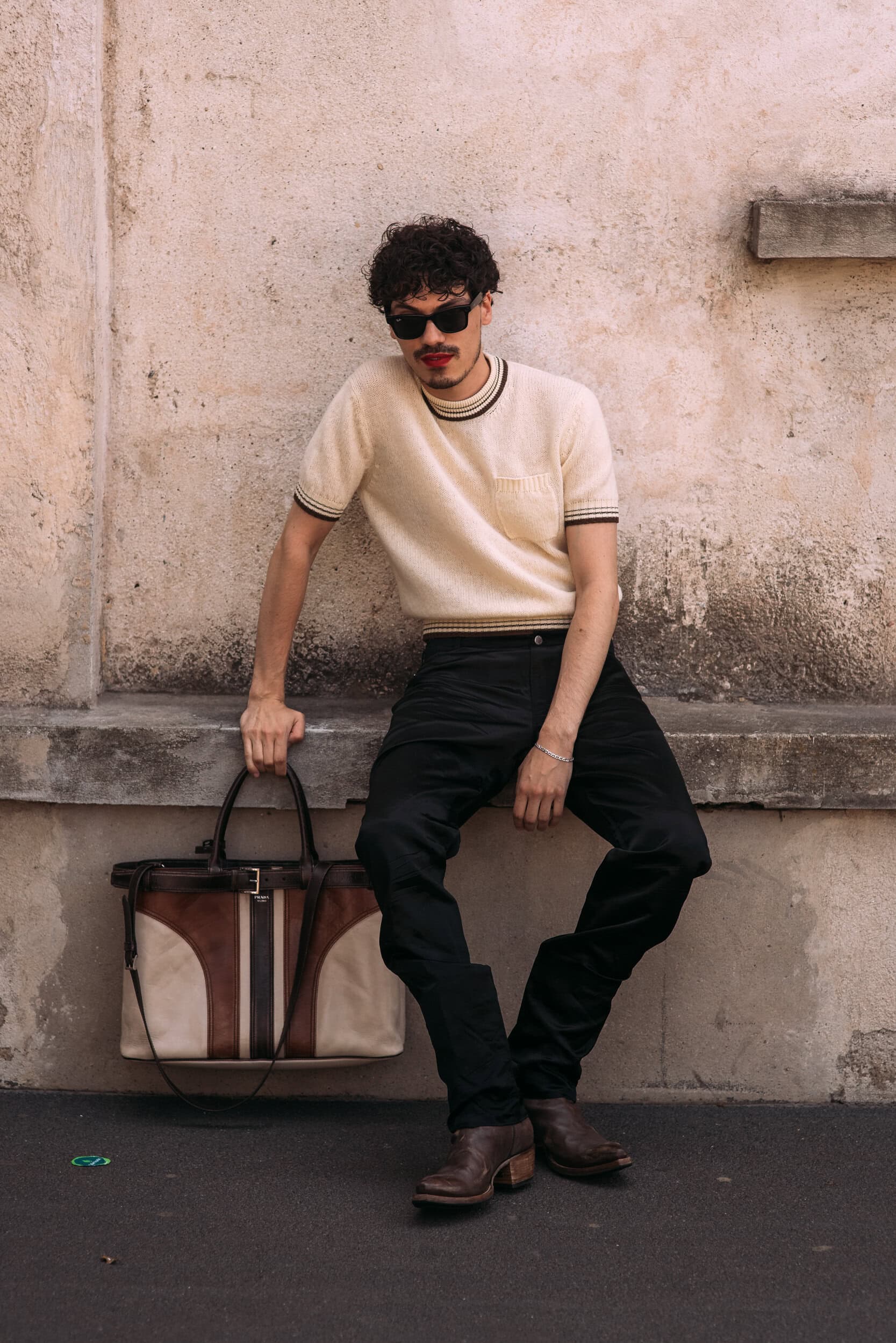 Milano Milan Men's Street Style Spring 2026 Shows