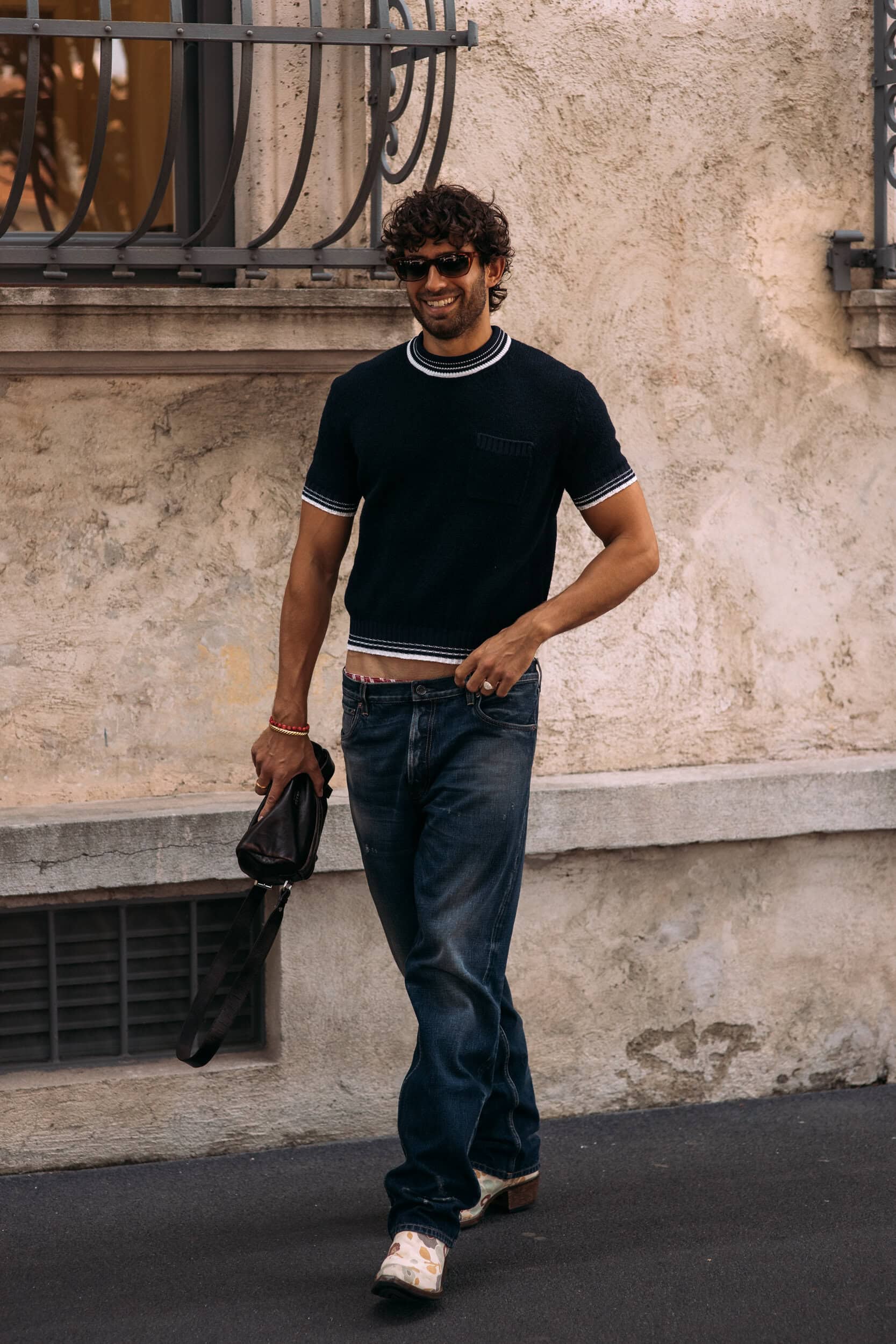 Milano Milan Men's Street Style Spring 2026 Shows
