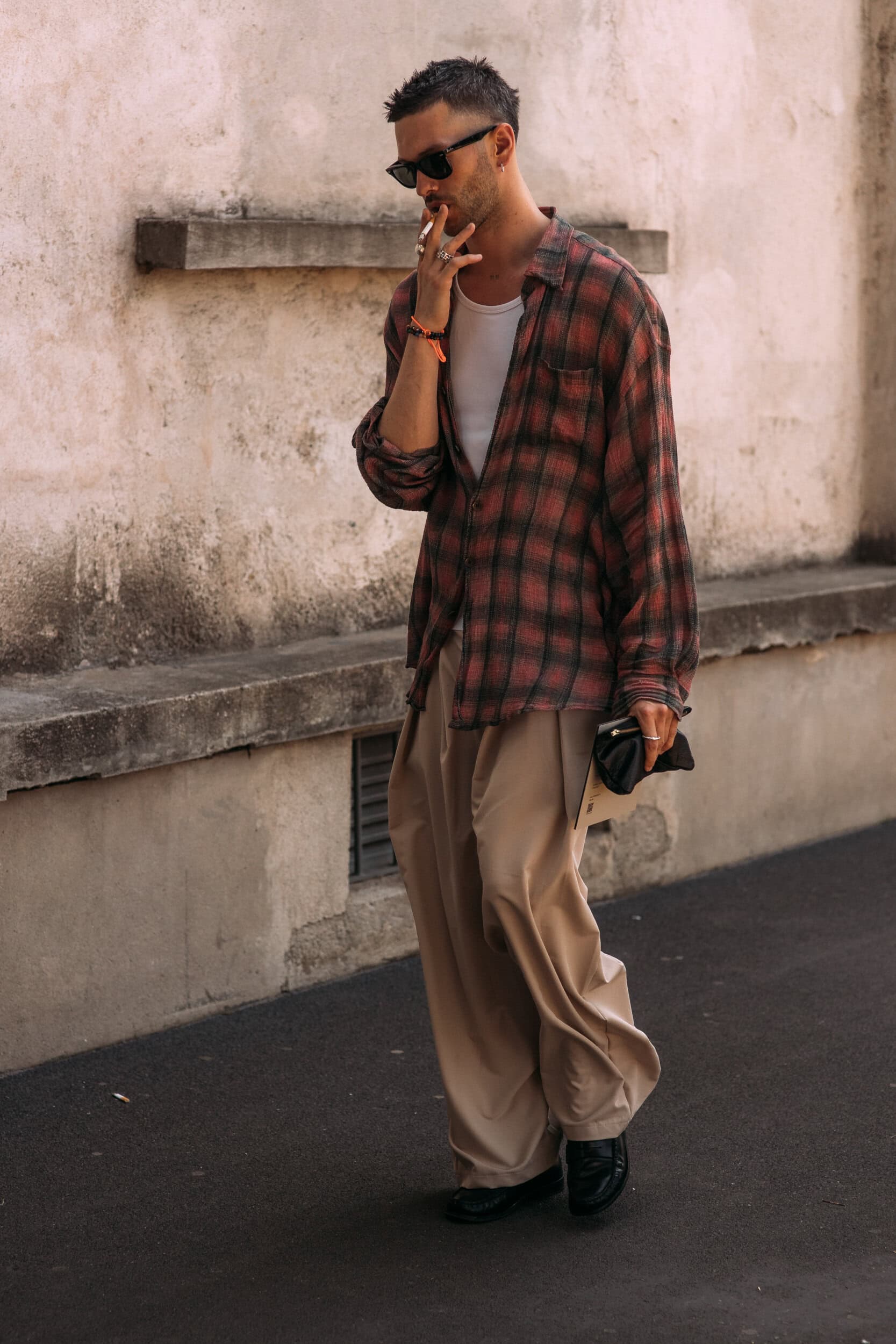 Milano Milan Men's Street Style Spring 2026 Shows